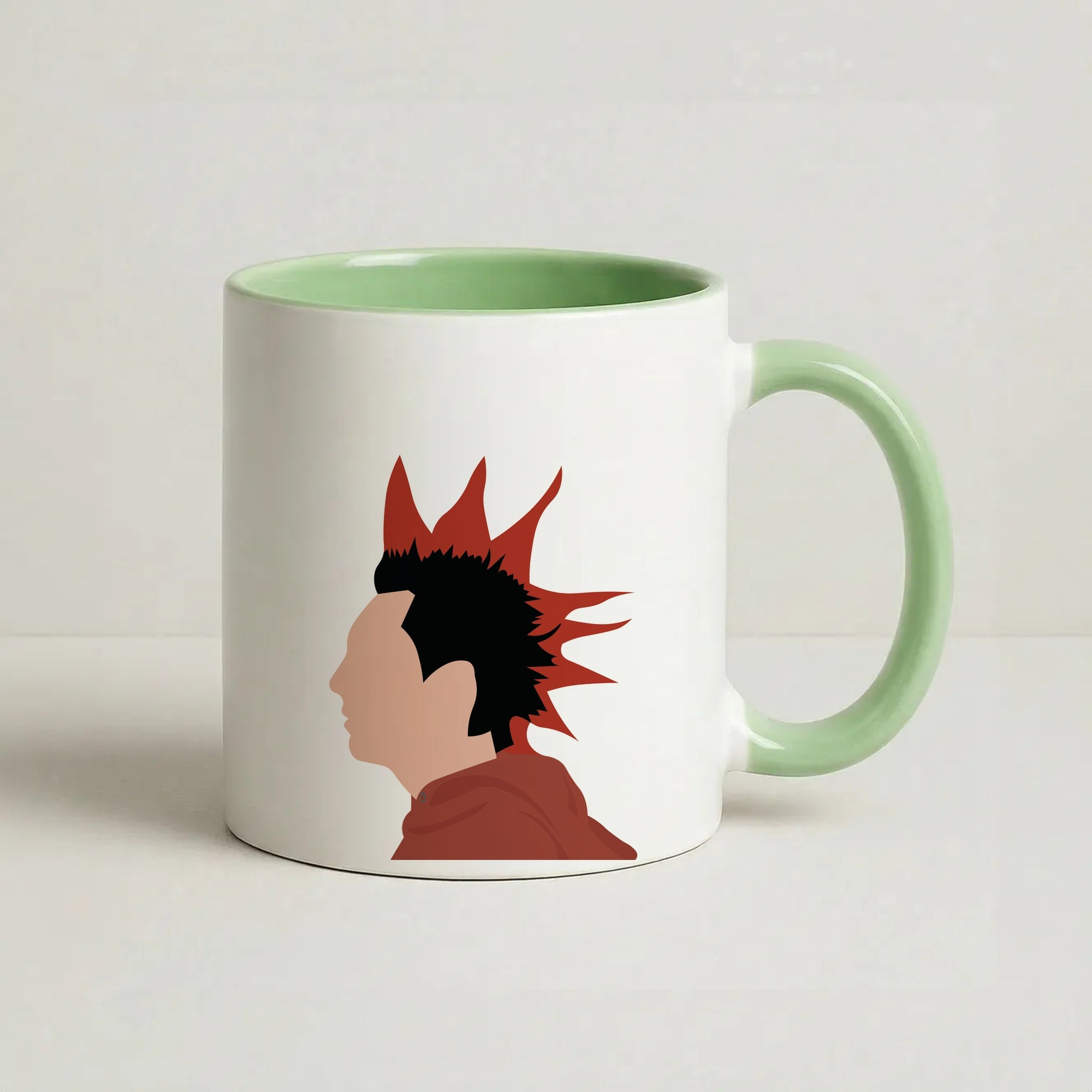 Hawk - C Kai Coffee Green Mug