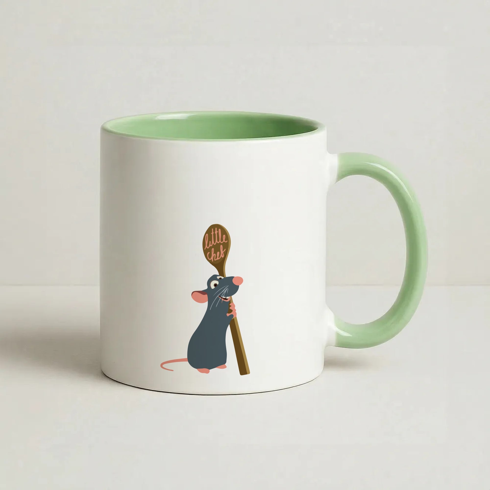 Chef Rat Coffee Green Mug
