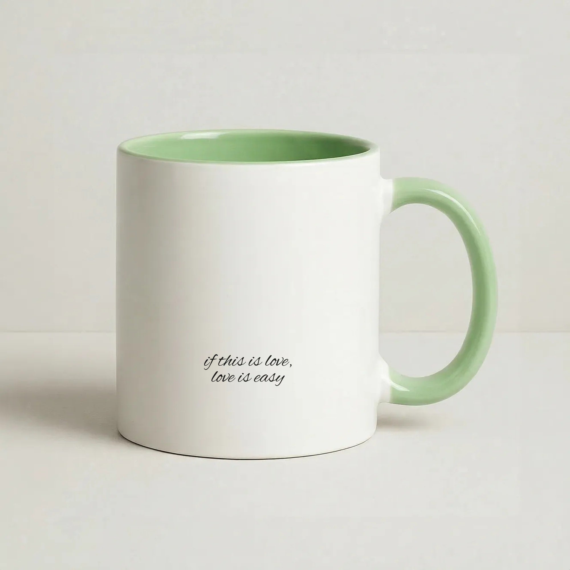 If This Is Love, Love Is Easy - McBand Coffee Green Mug