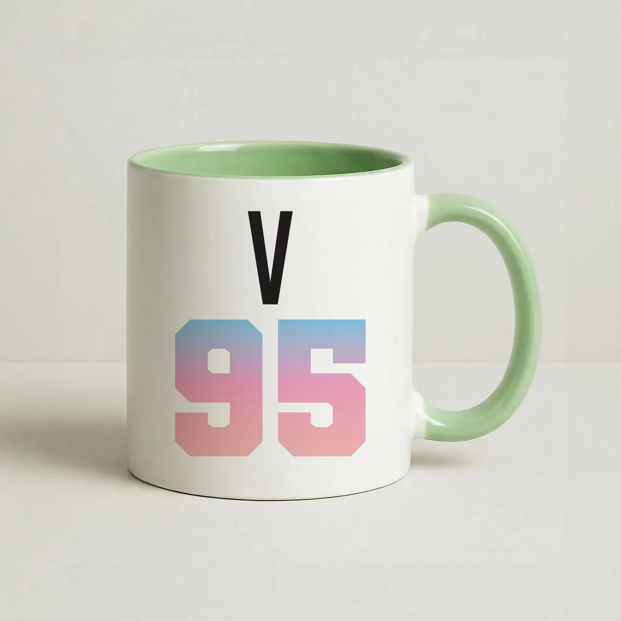 V 95 Coffee Green Mug