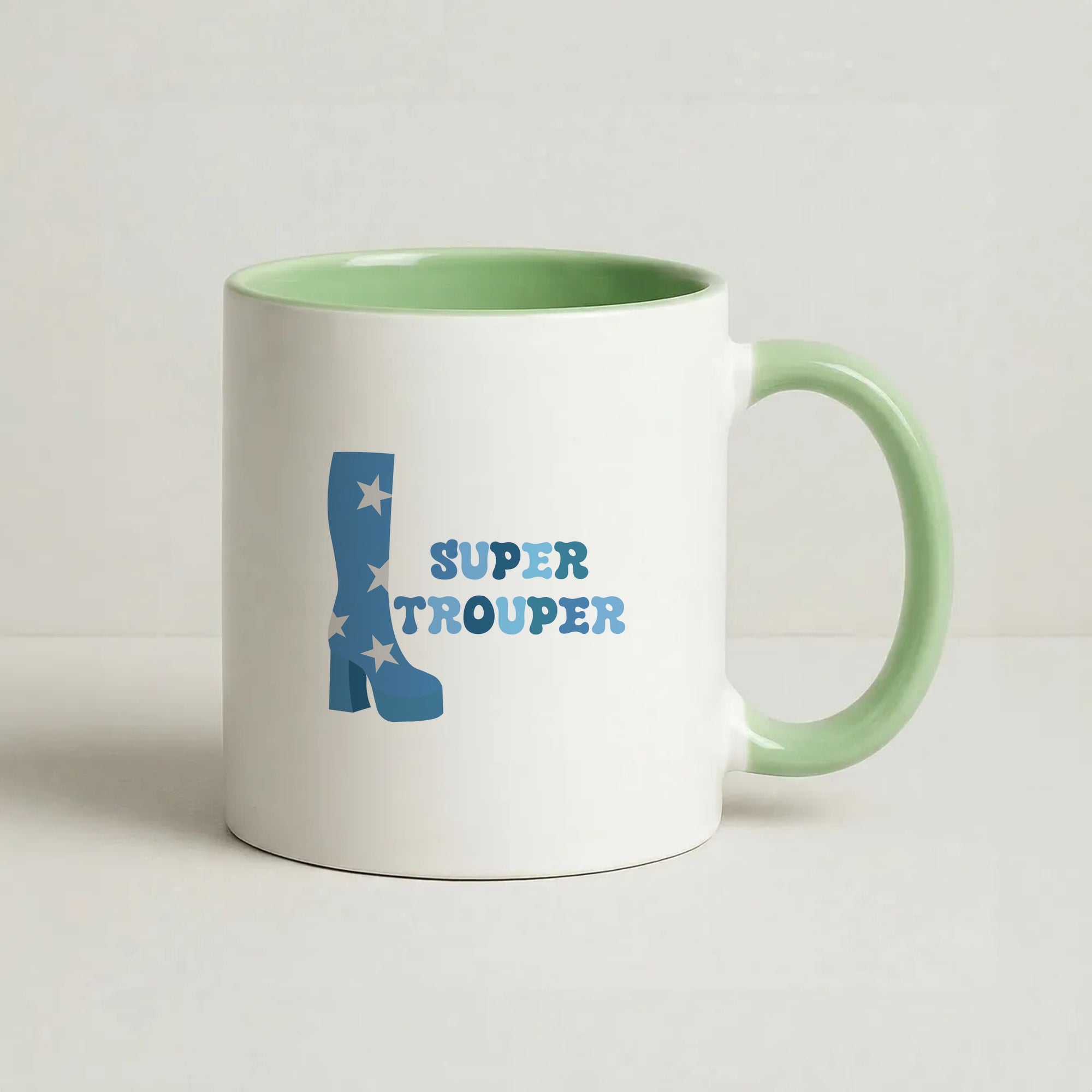 Super Trouper Coffee Green Mug