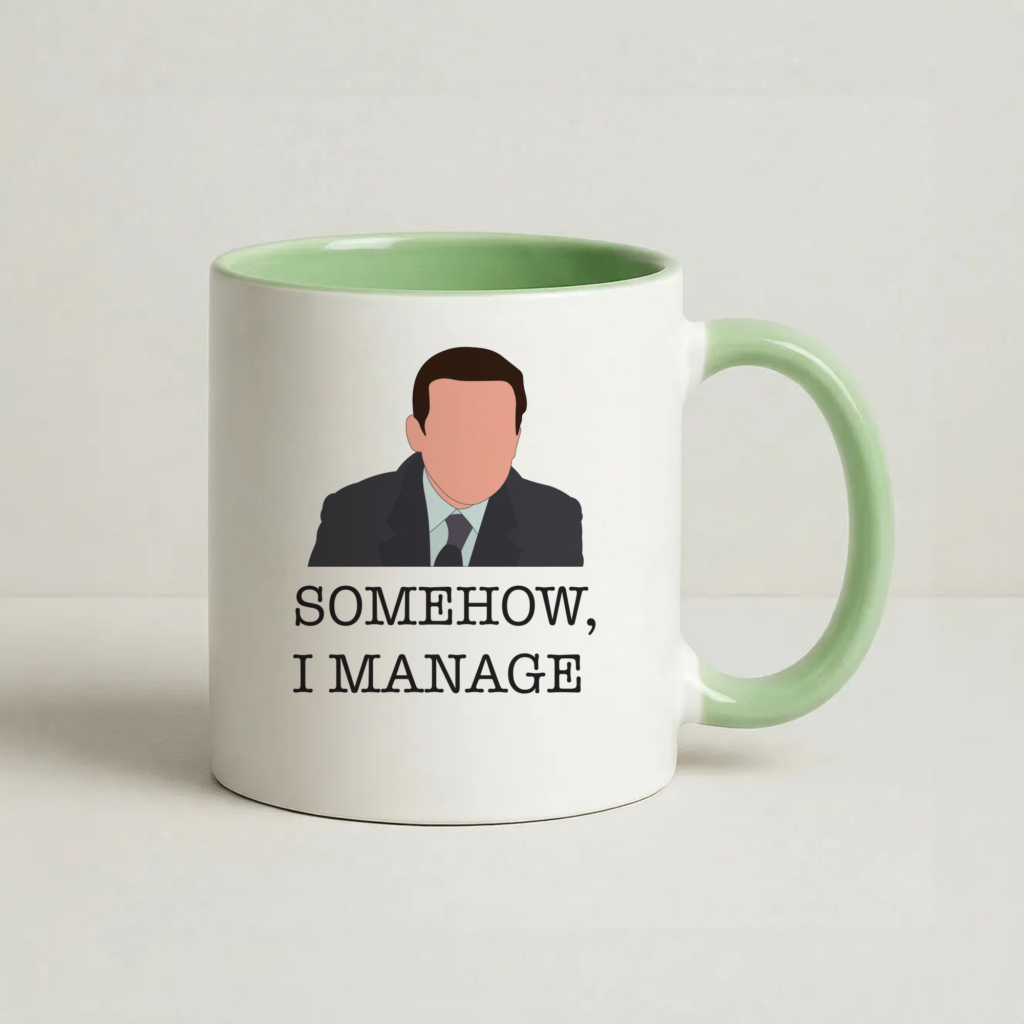 Somehow, I Manage Coffee Green Mug