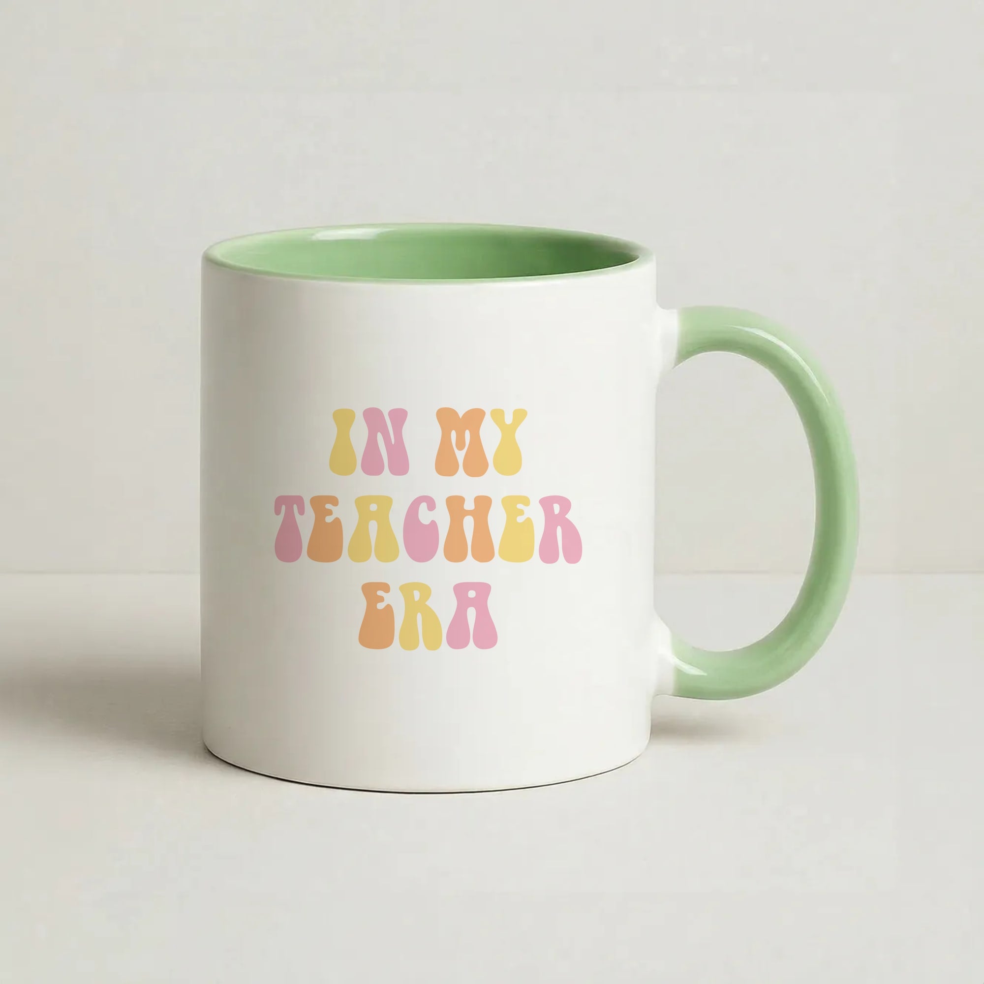 In My Teacher Era Coffee Green Mug