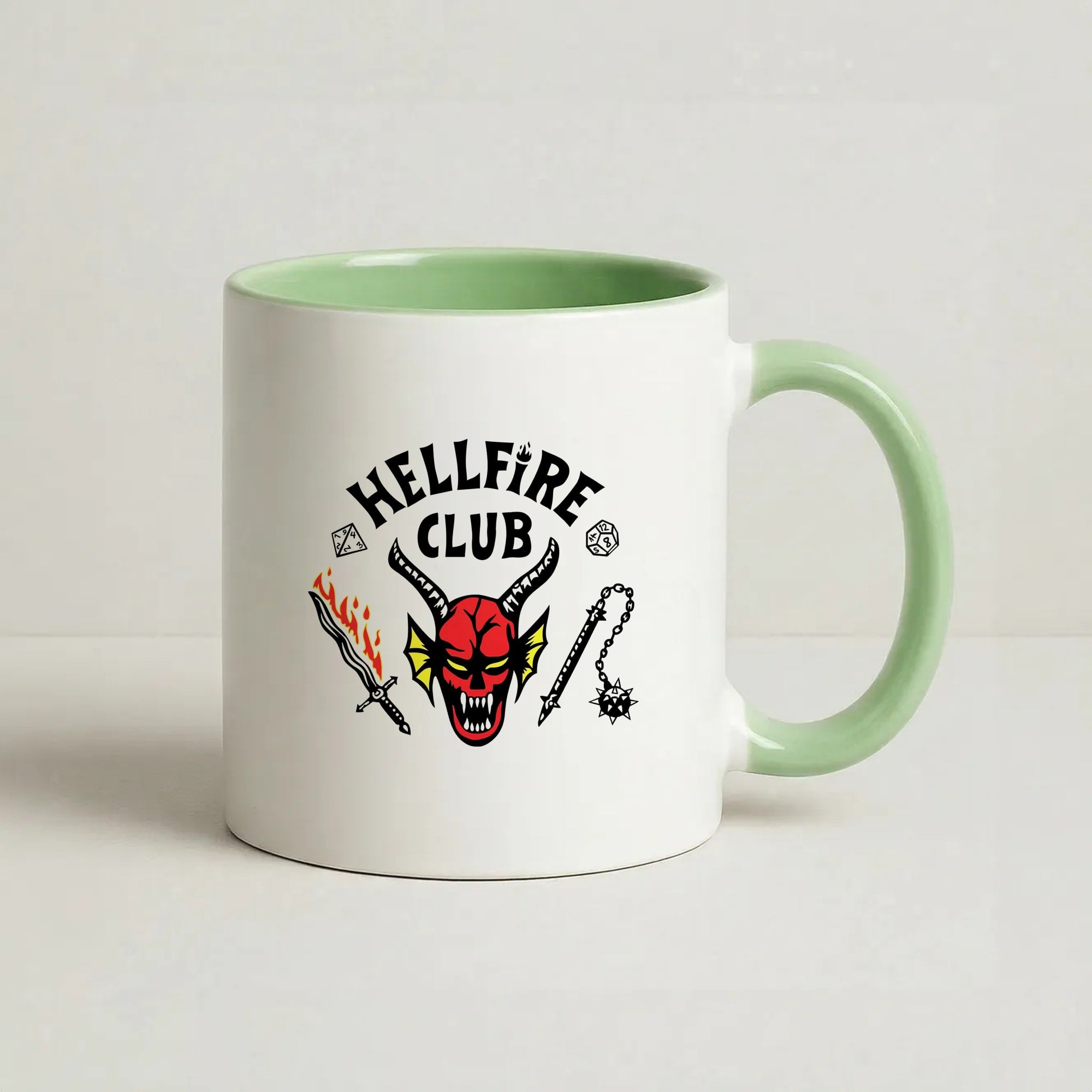 Hellfire Club Logo Coffee Green Mug