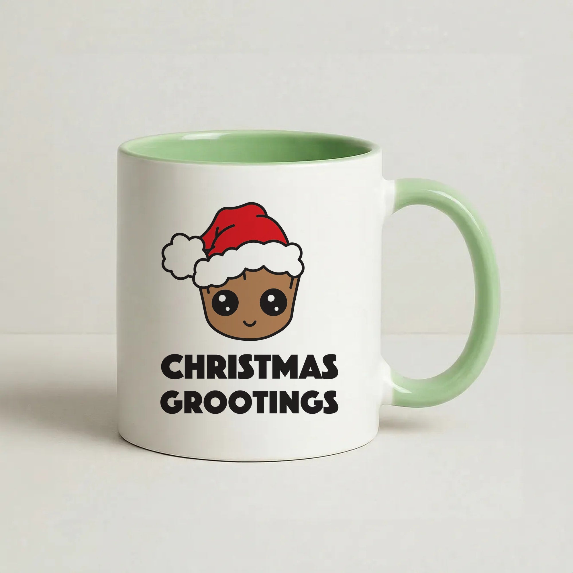 Christmas Grootings Coffee Green Mug