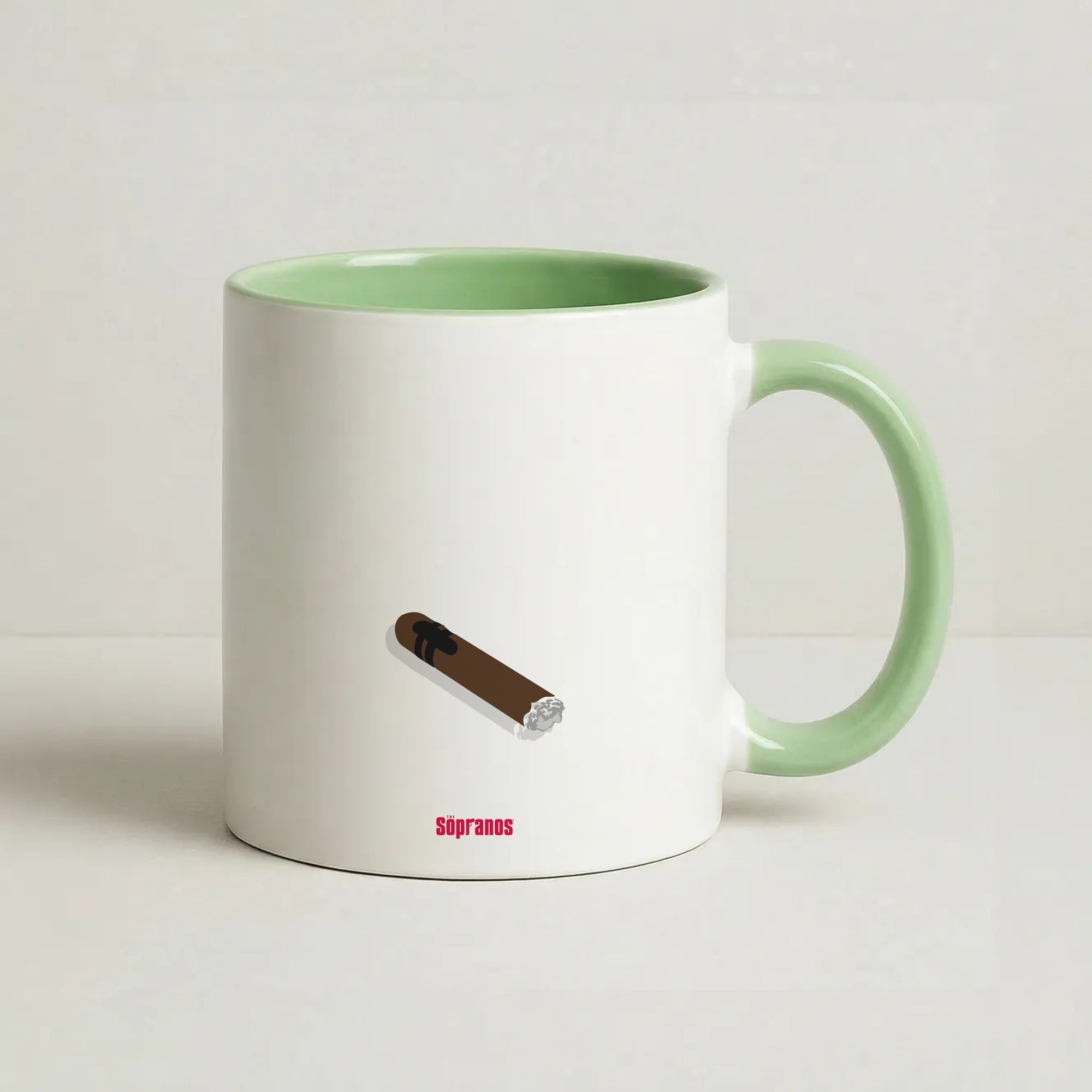 Cigar Coffee Green Mug