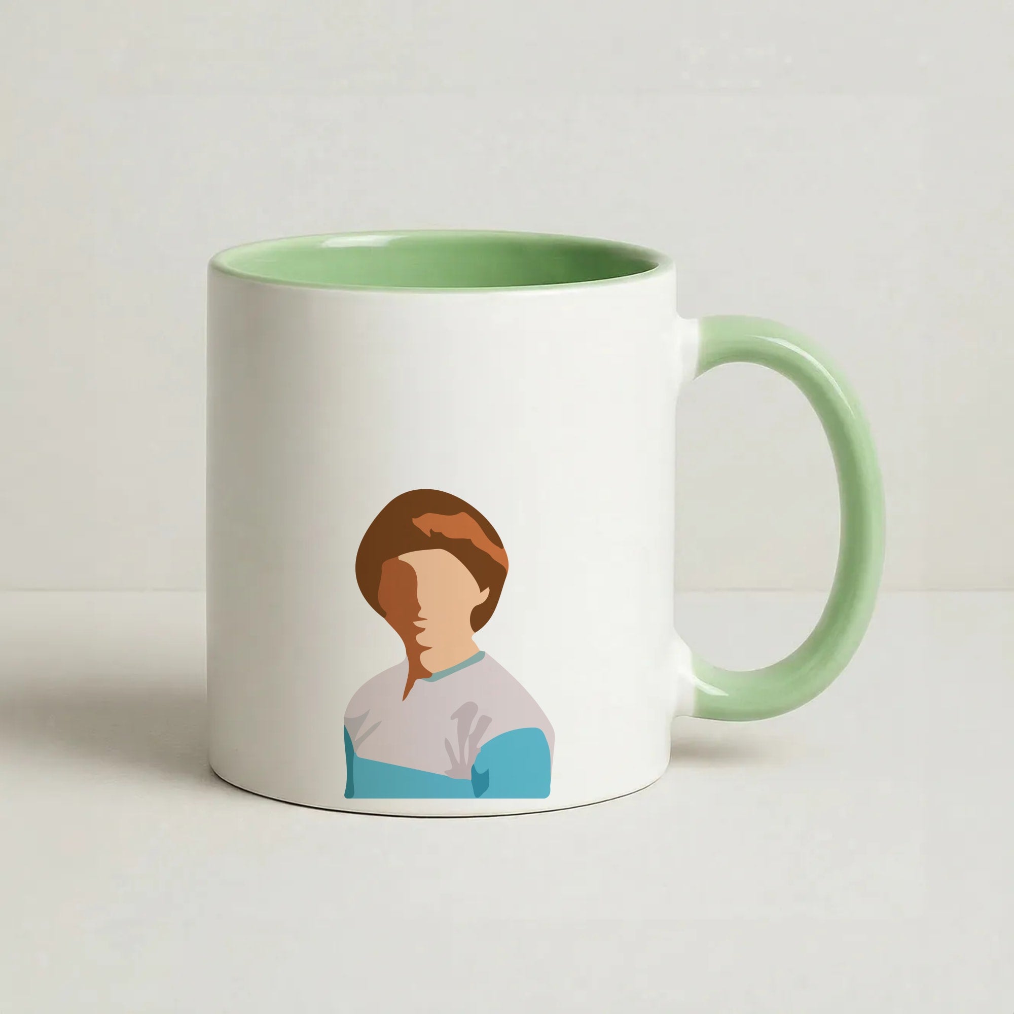 Faceless Will - Stranger Things Coffee Green Mug