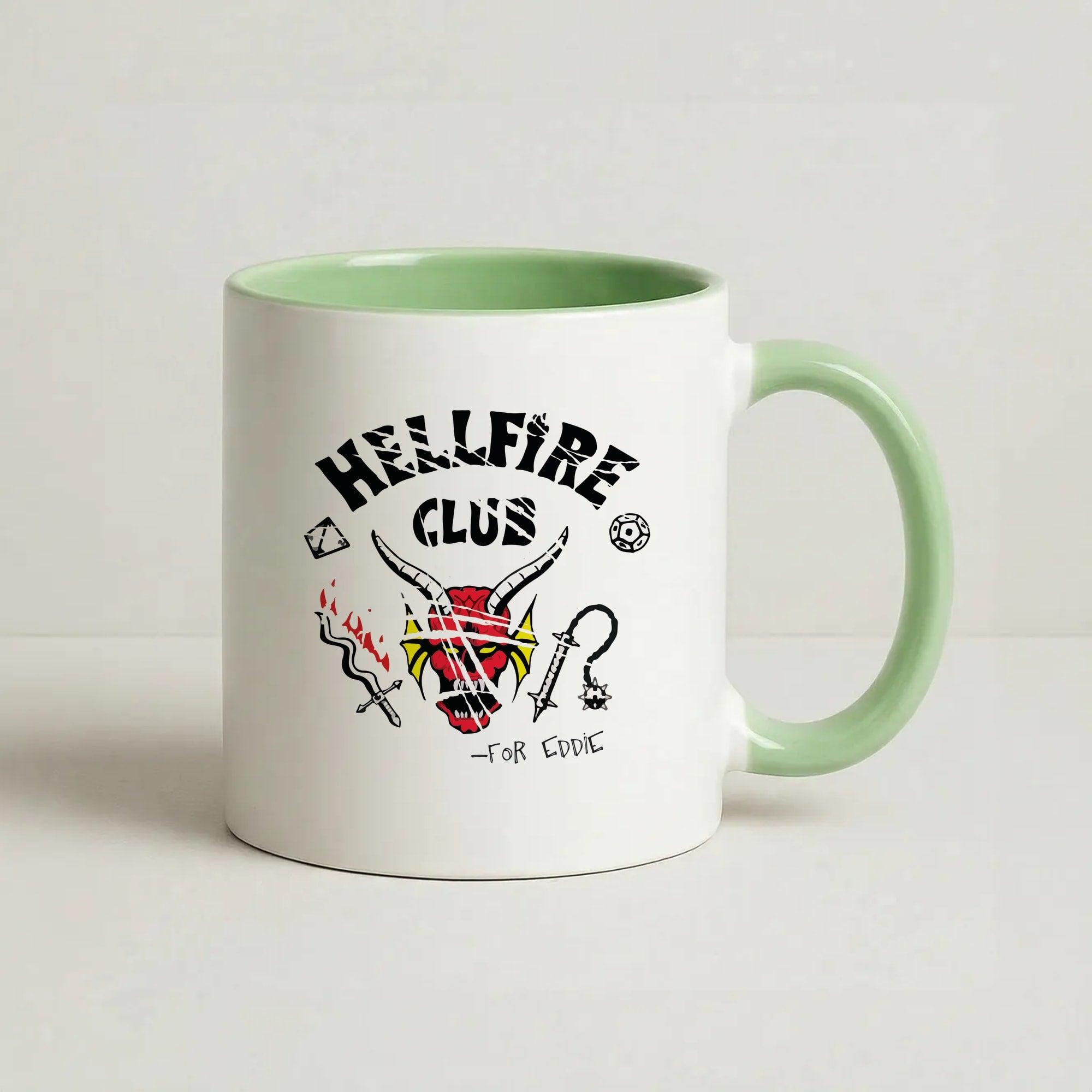 Torn Hellfire Club Coffee Green Mug