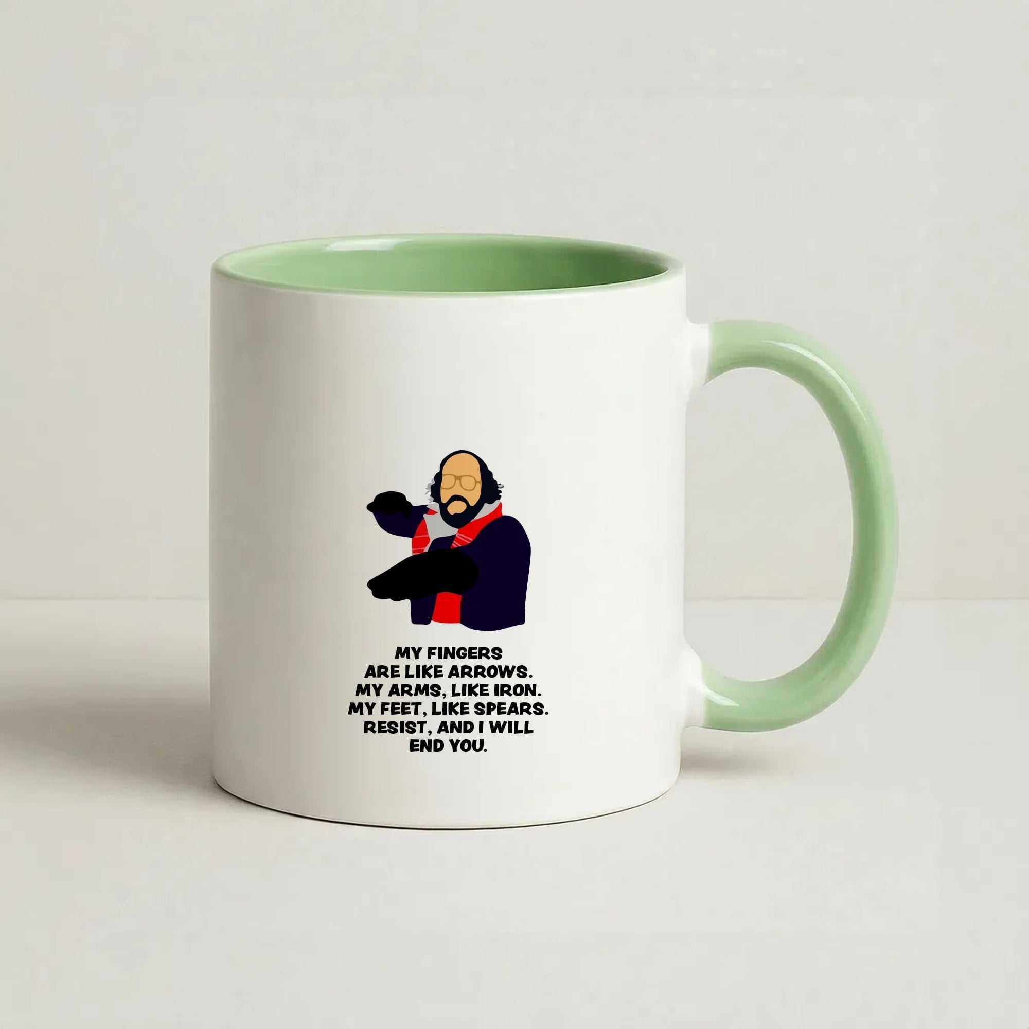 Murray Quote Coffee Green Mug