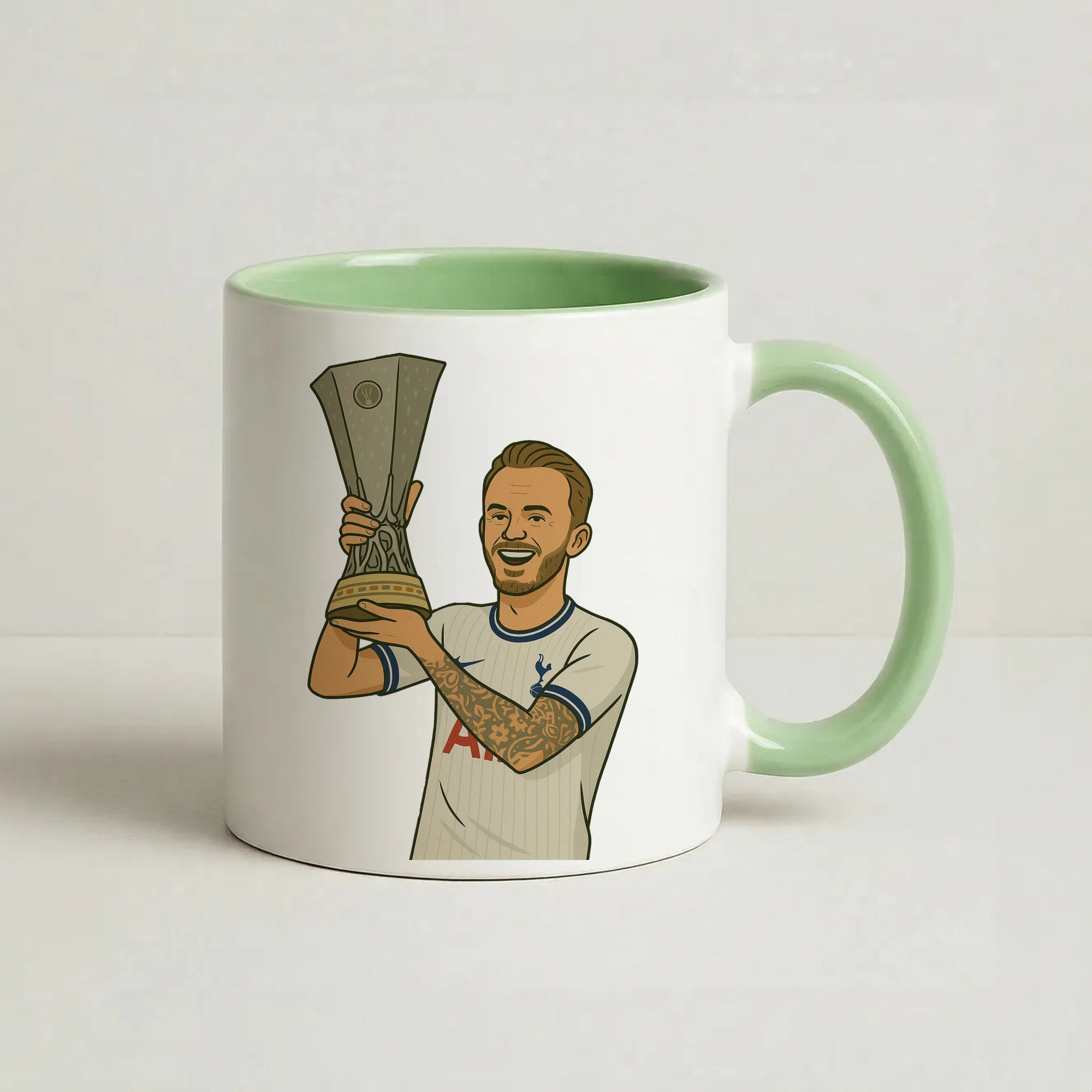 Maddison's Trophy Lift Coffee Green Mug