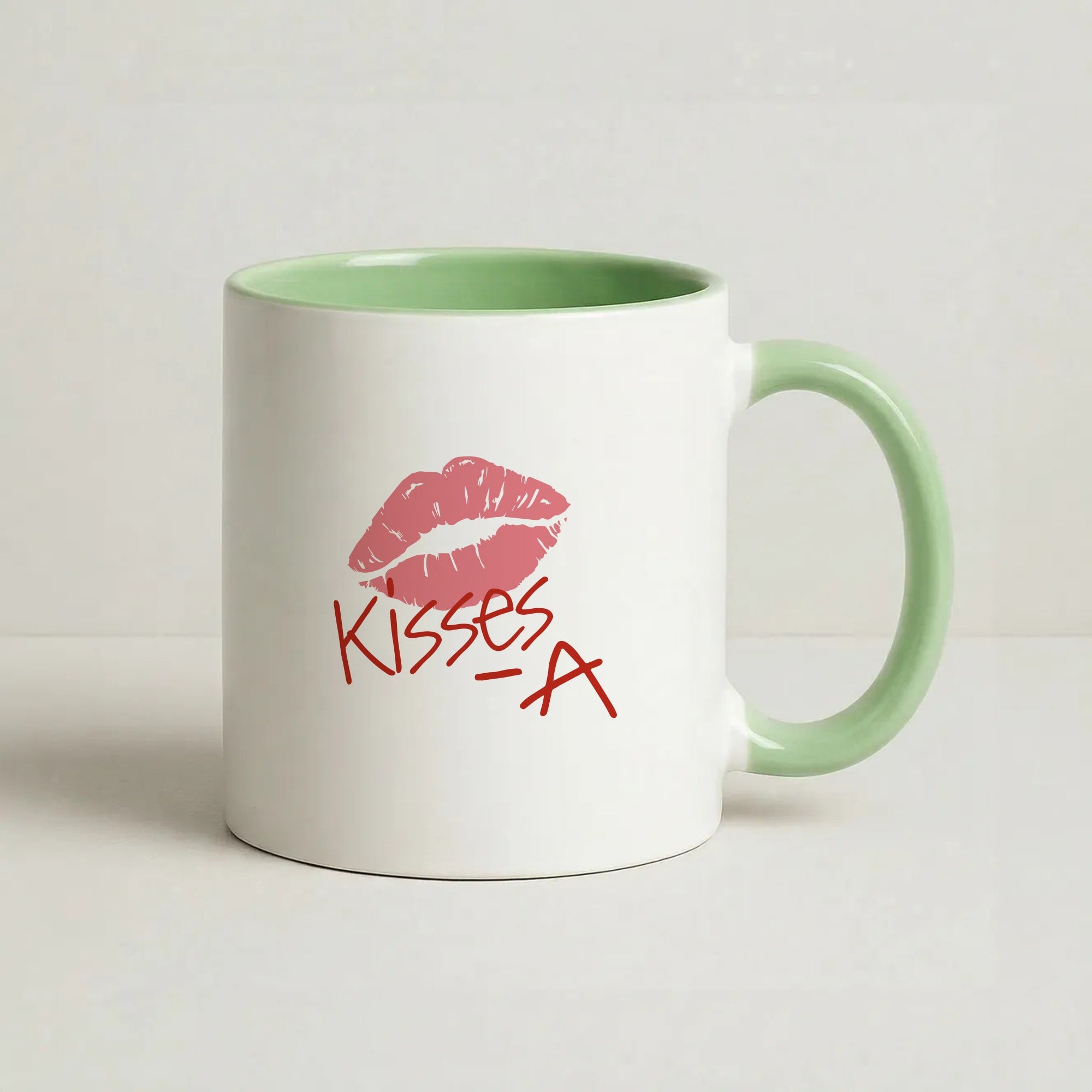 Kisses - A - Pretty Litte Liars Coffee Green Mug