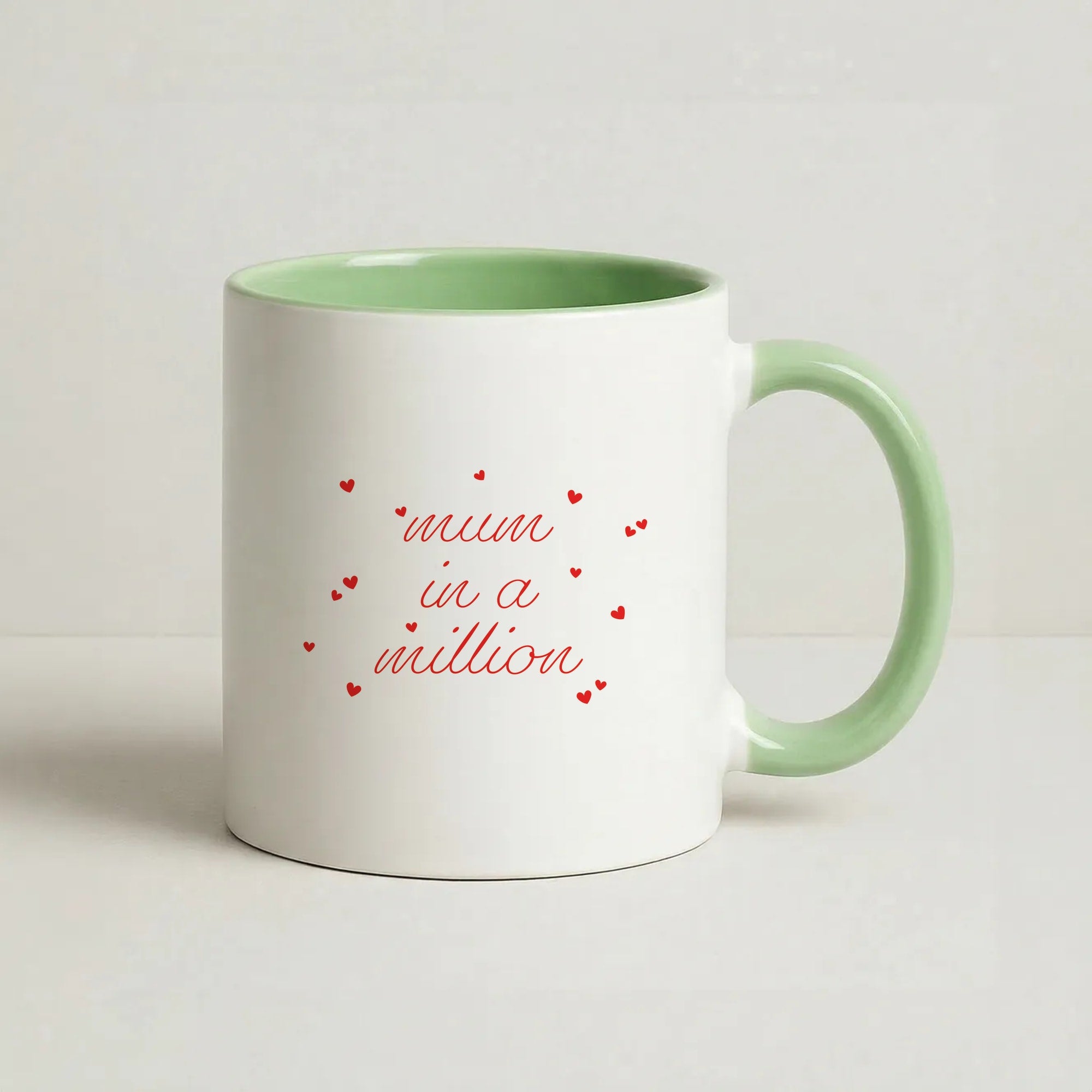 Mum In A Million Coffee Green Mug