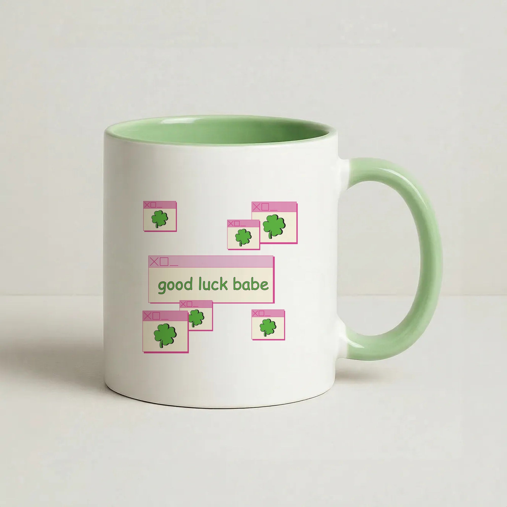 Good Luck Babe - Chappell Coffee Green Mug