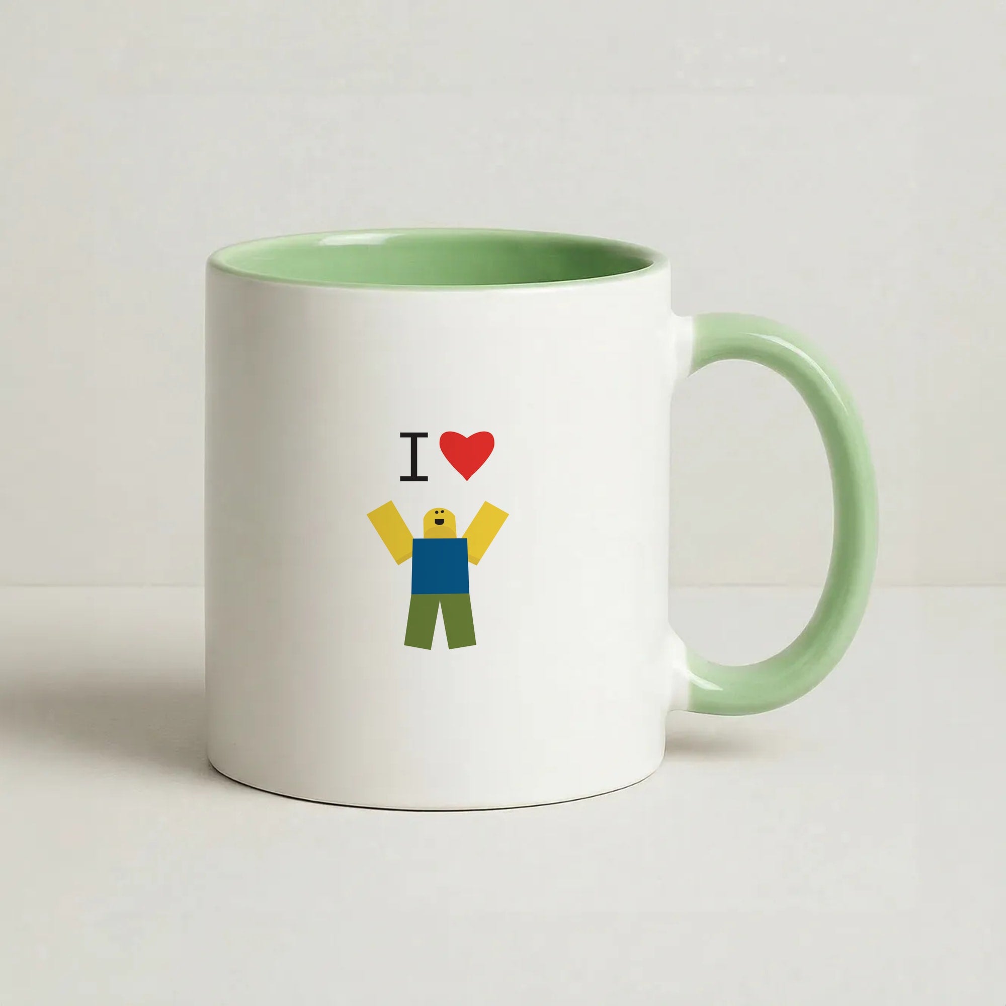 I love Blox Gaming Coffee Green Mug