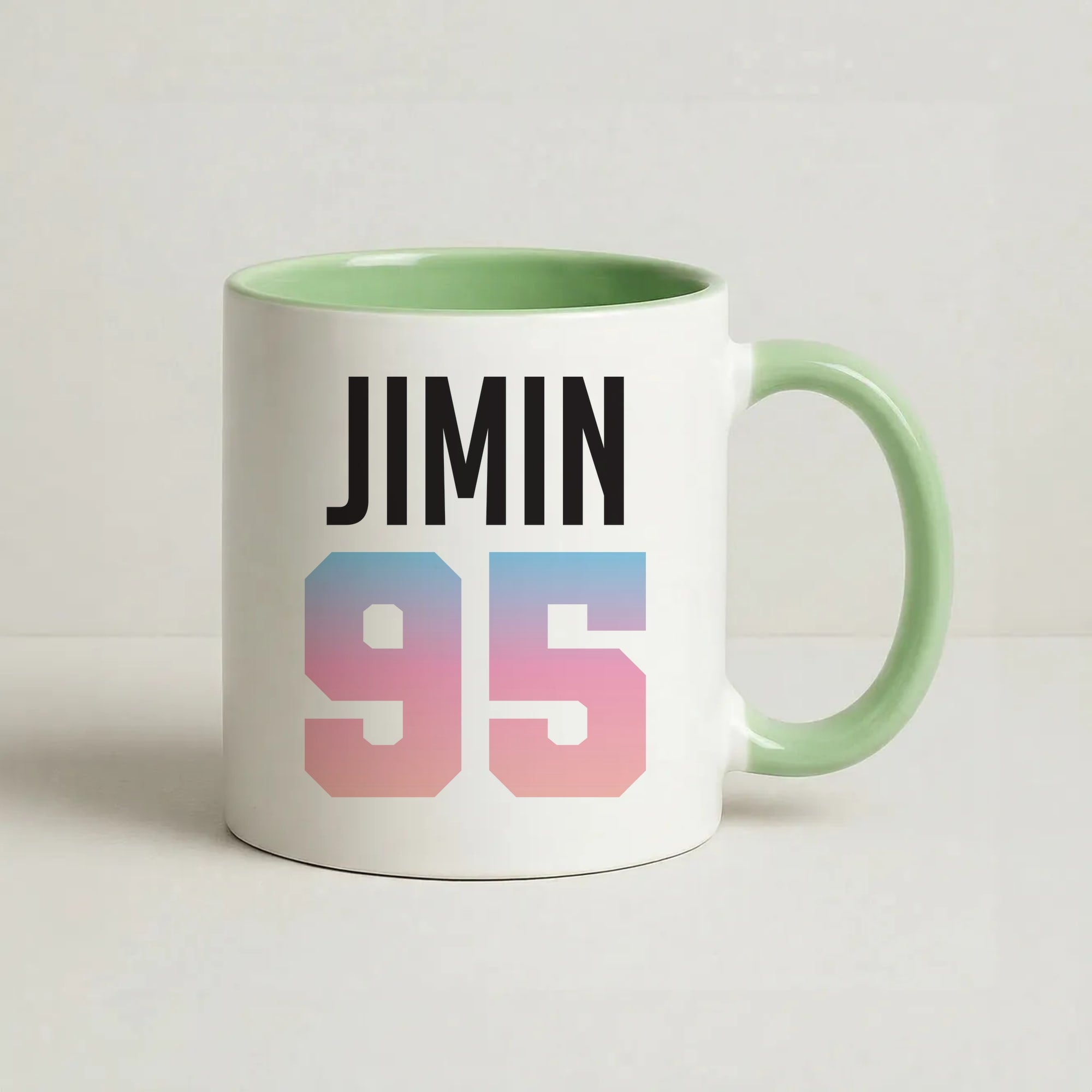 Jimin 95 Coffee Green Mug