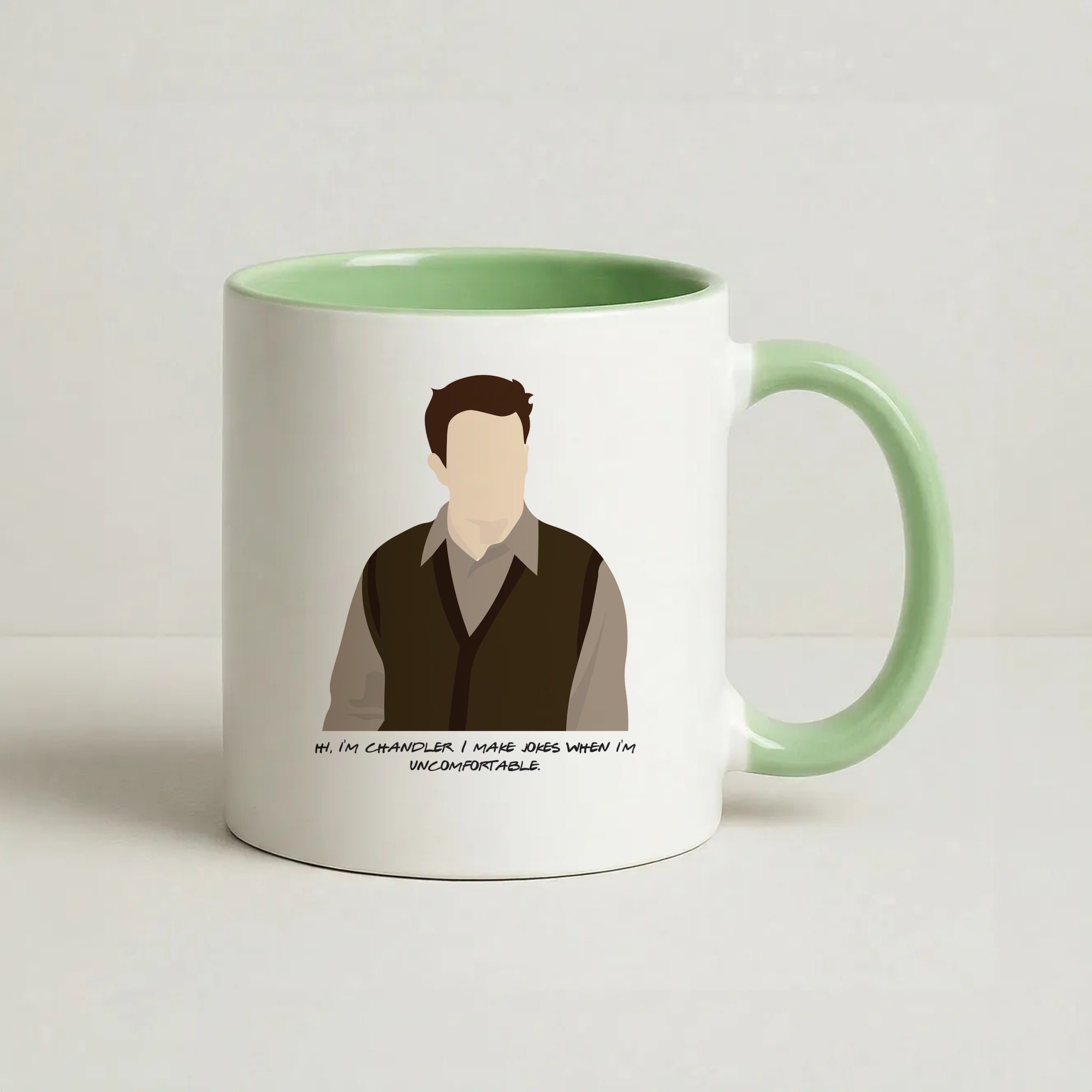 Hi, I'm Chandler Coffee Green Mug