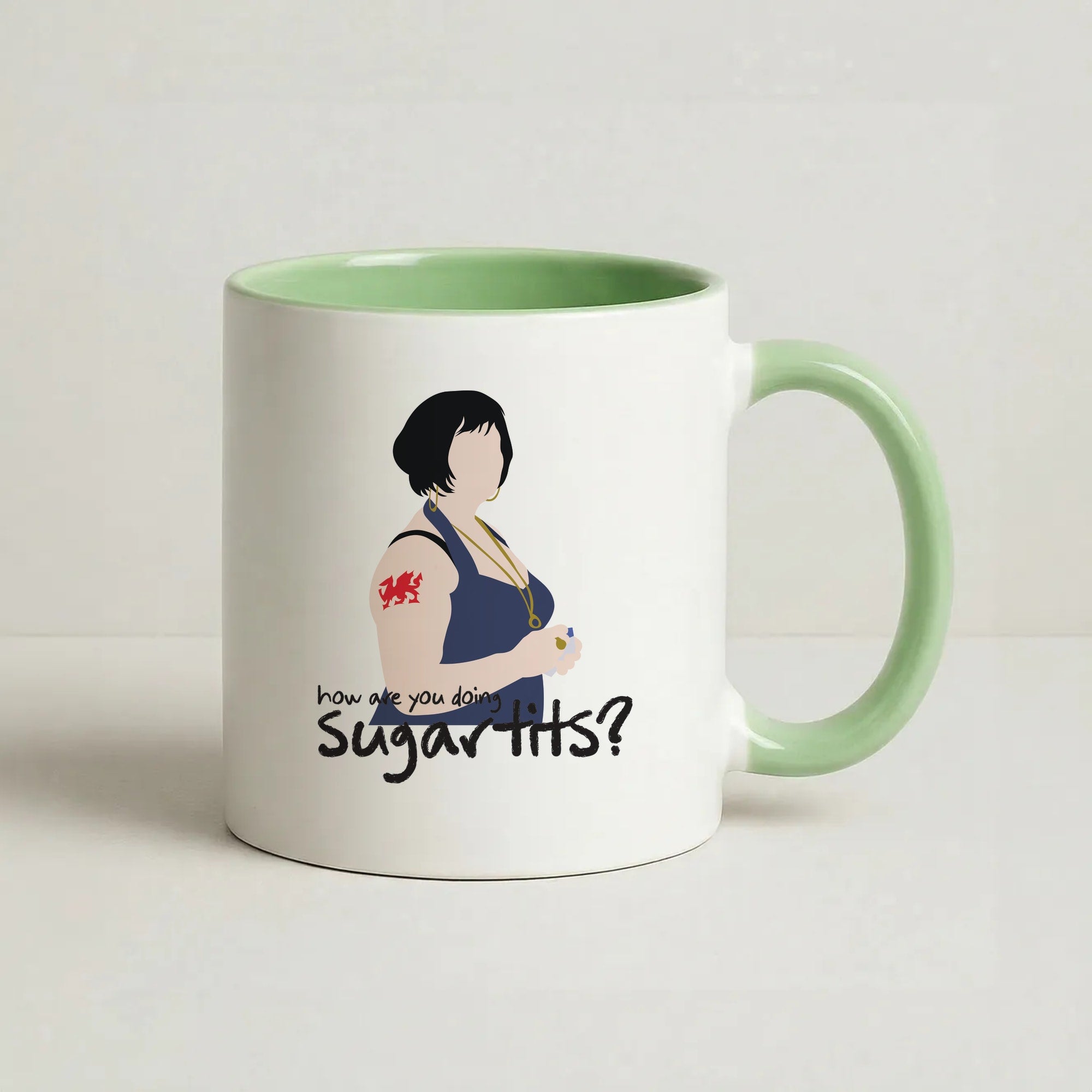 How You Doing? Coffee Green Mug