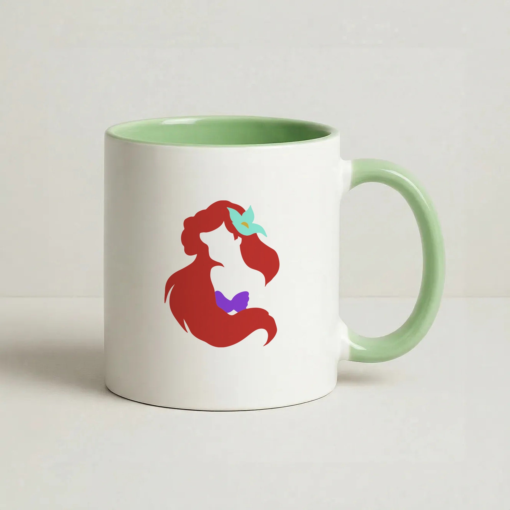 Ariel Coffee Green Mug