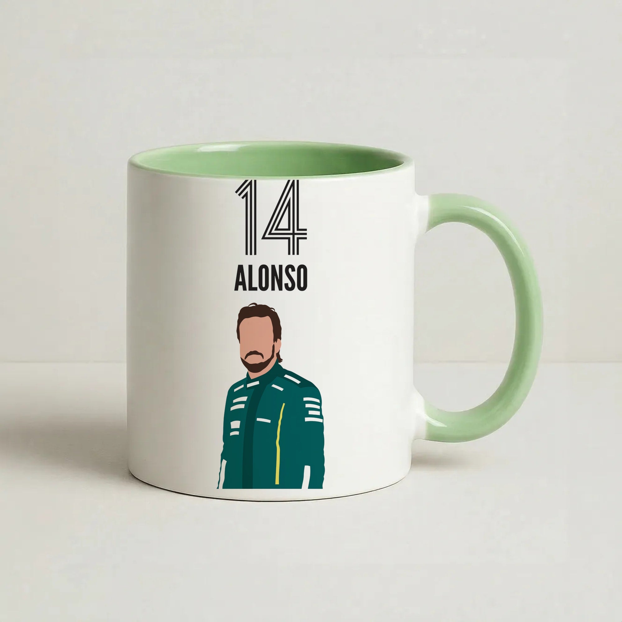 Alonso 2026 Coffee Green Mug