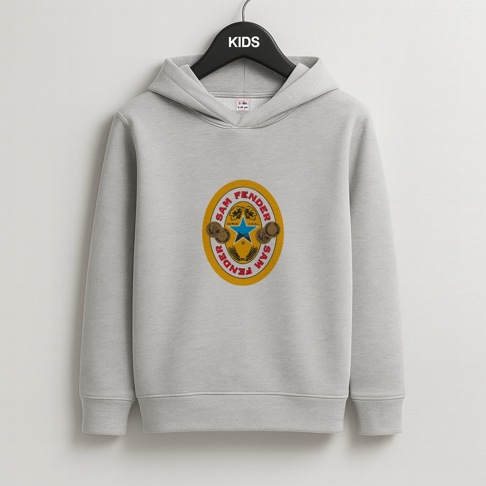 Fender Badge Kids Grey Hoodie