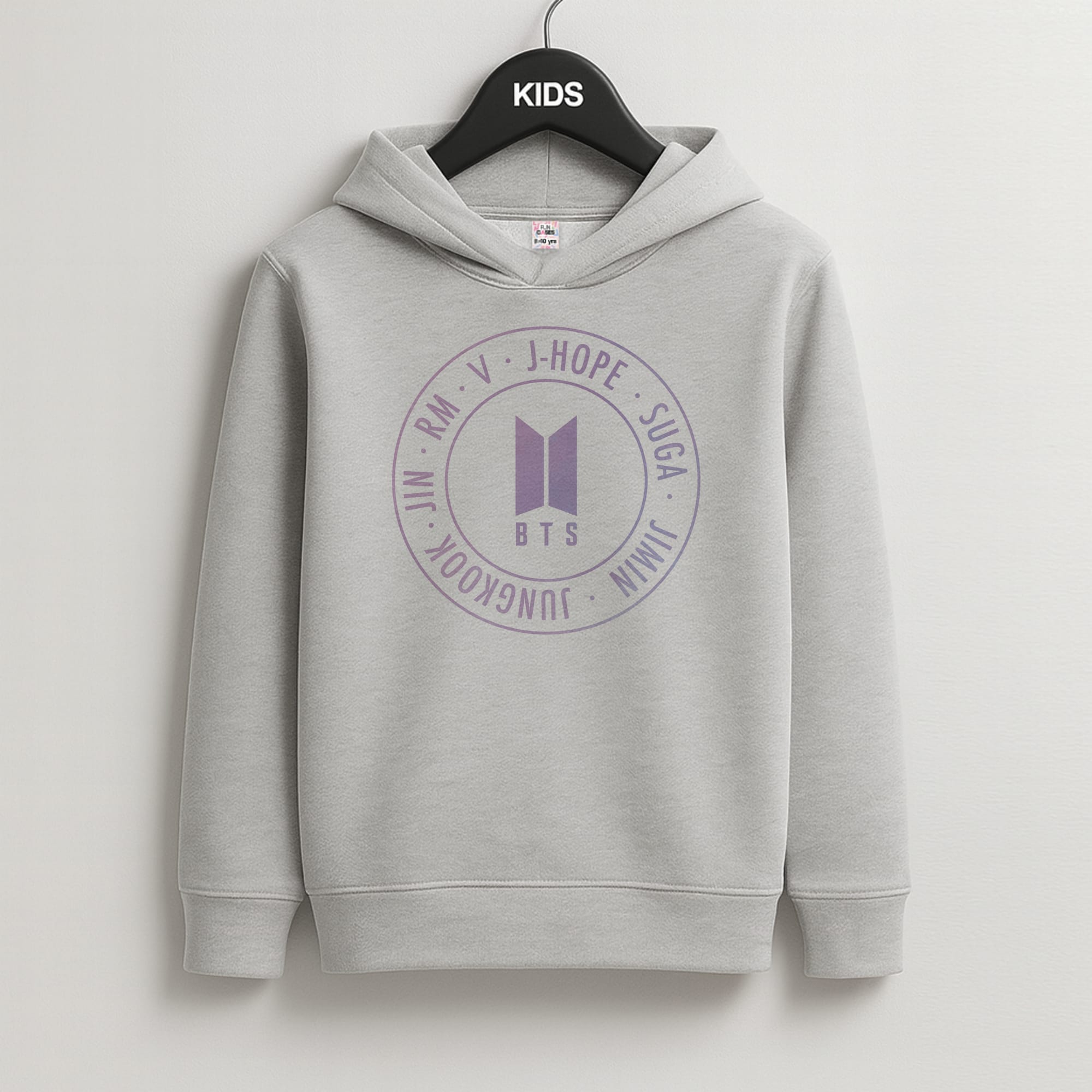 Galaxy Logo - BTS Kids Hoodie