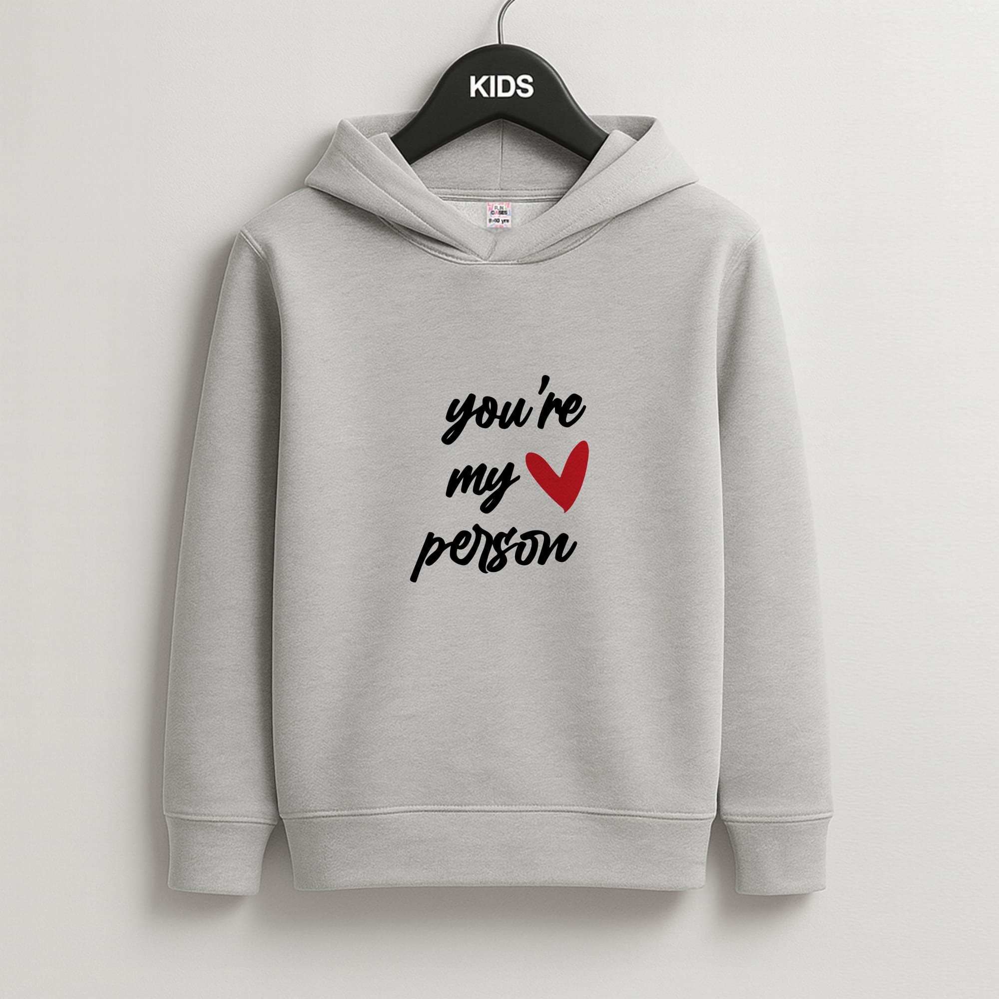 You're My Person Love - Grey's Kids Grey Hoodie