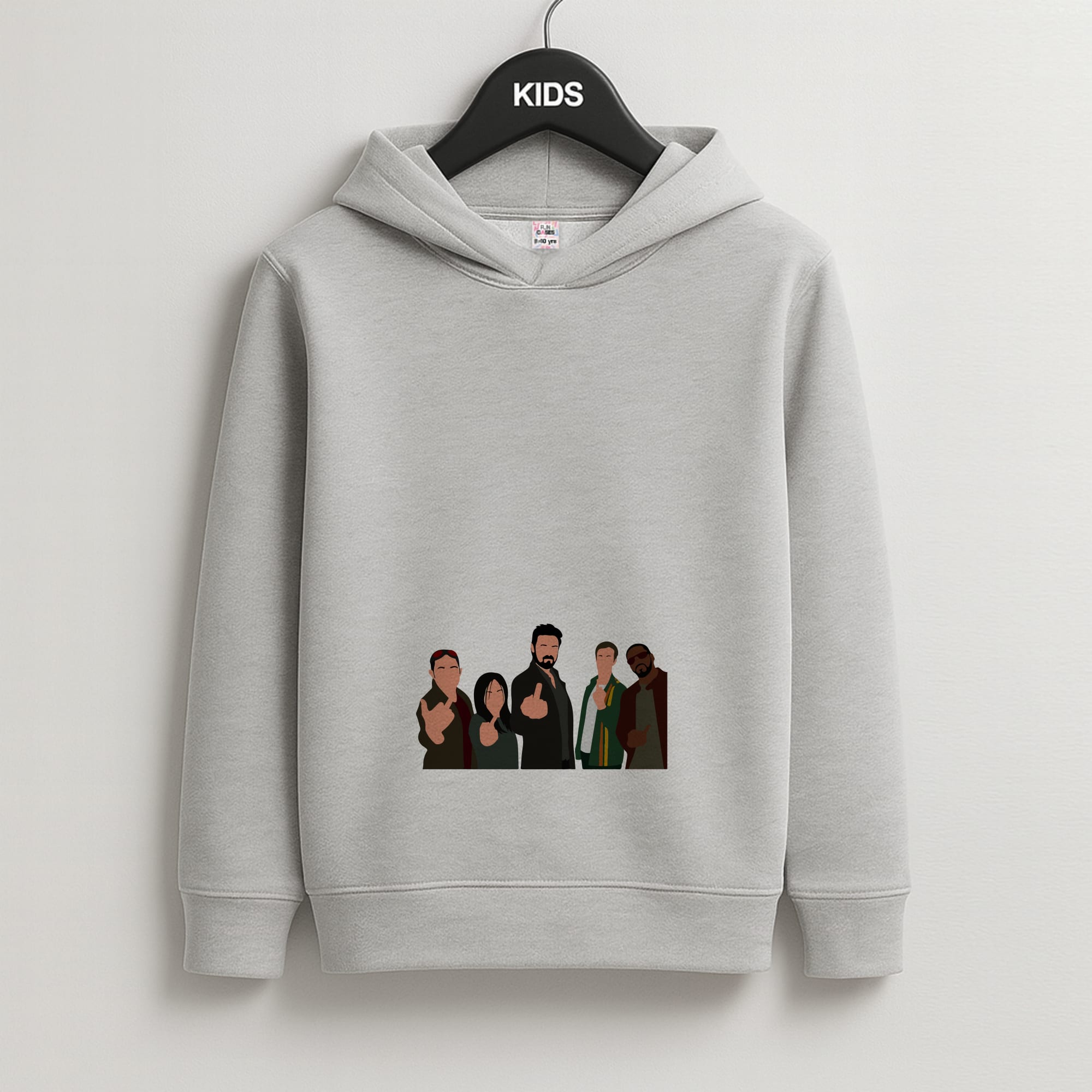 The Boys Kids Grey Hoodie