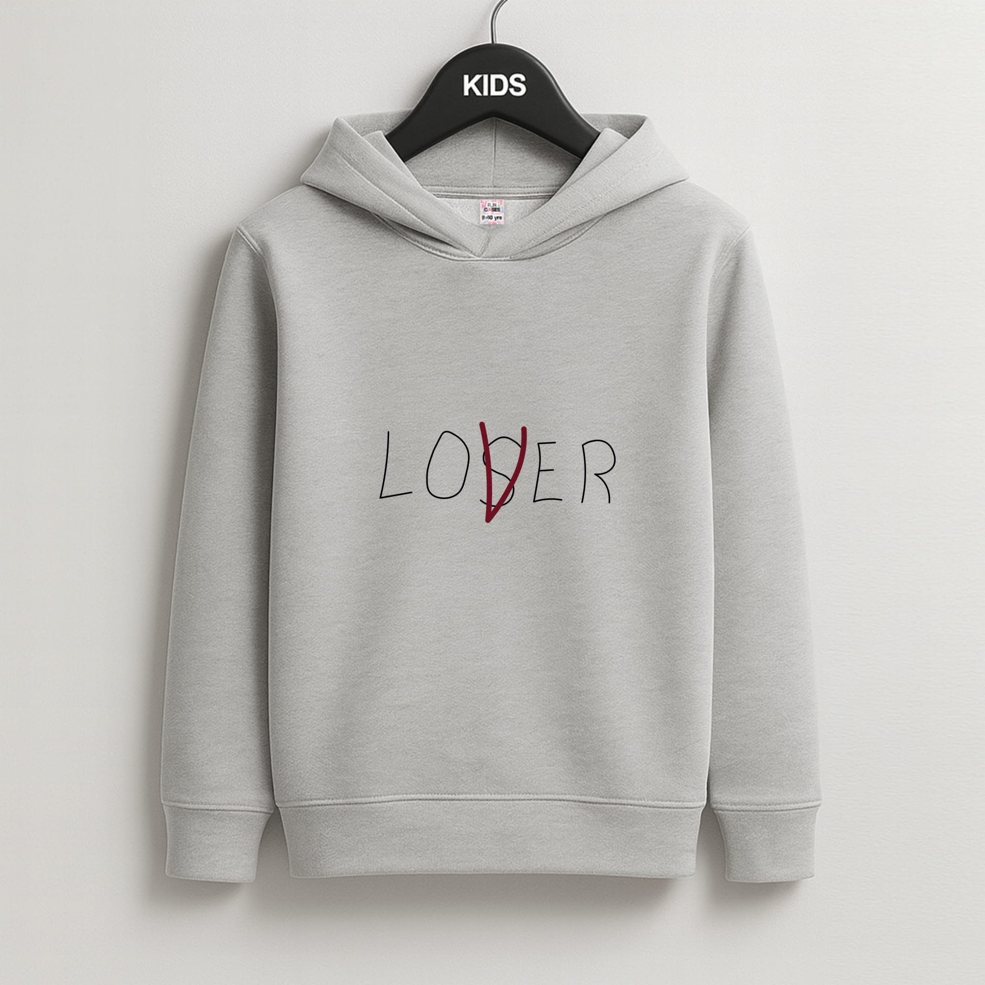 Loser - Clown Kids Grey Hoodie