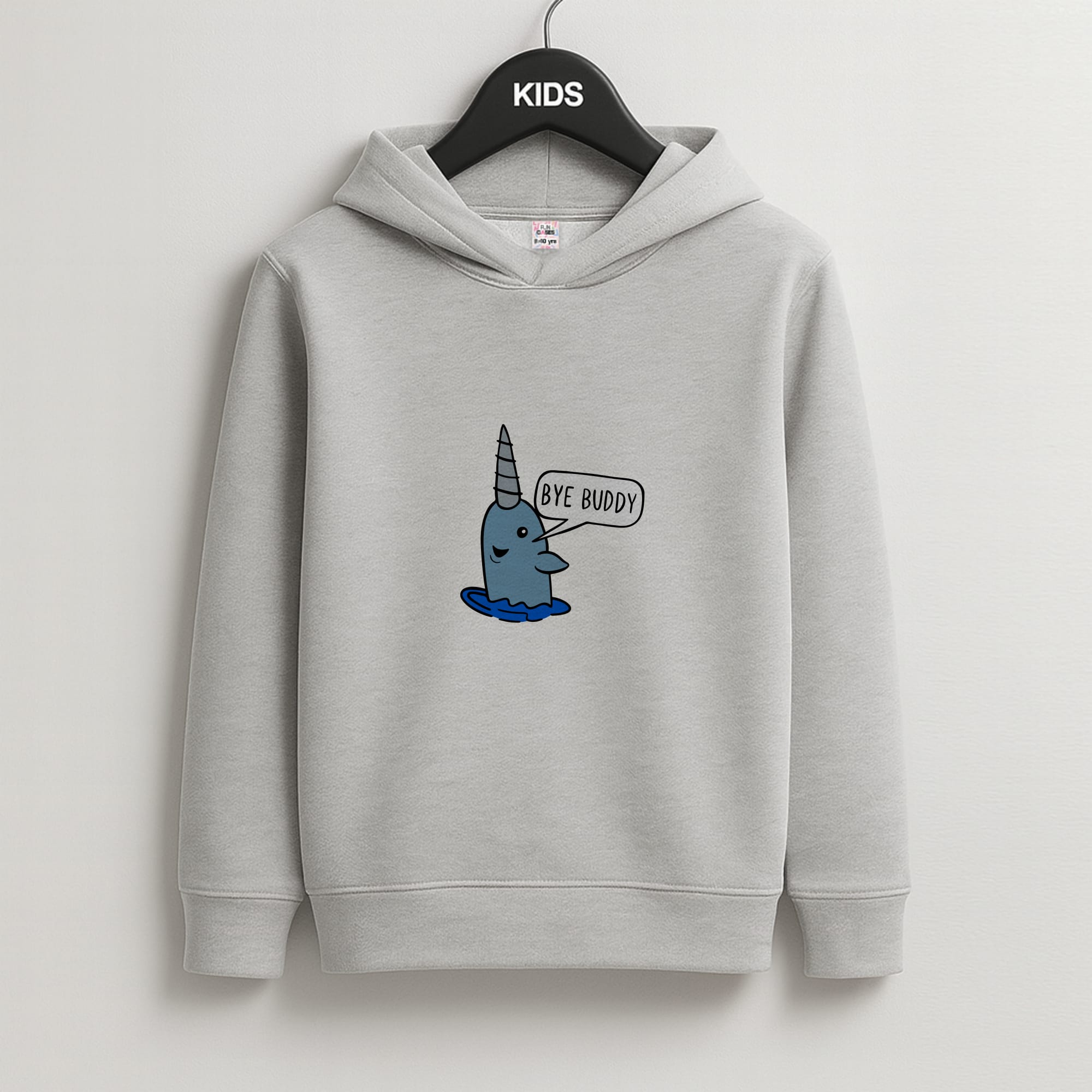 Bye Buddy - Elf Kids Grey Hoodie