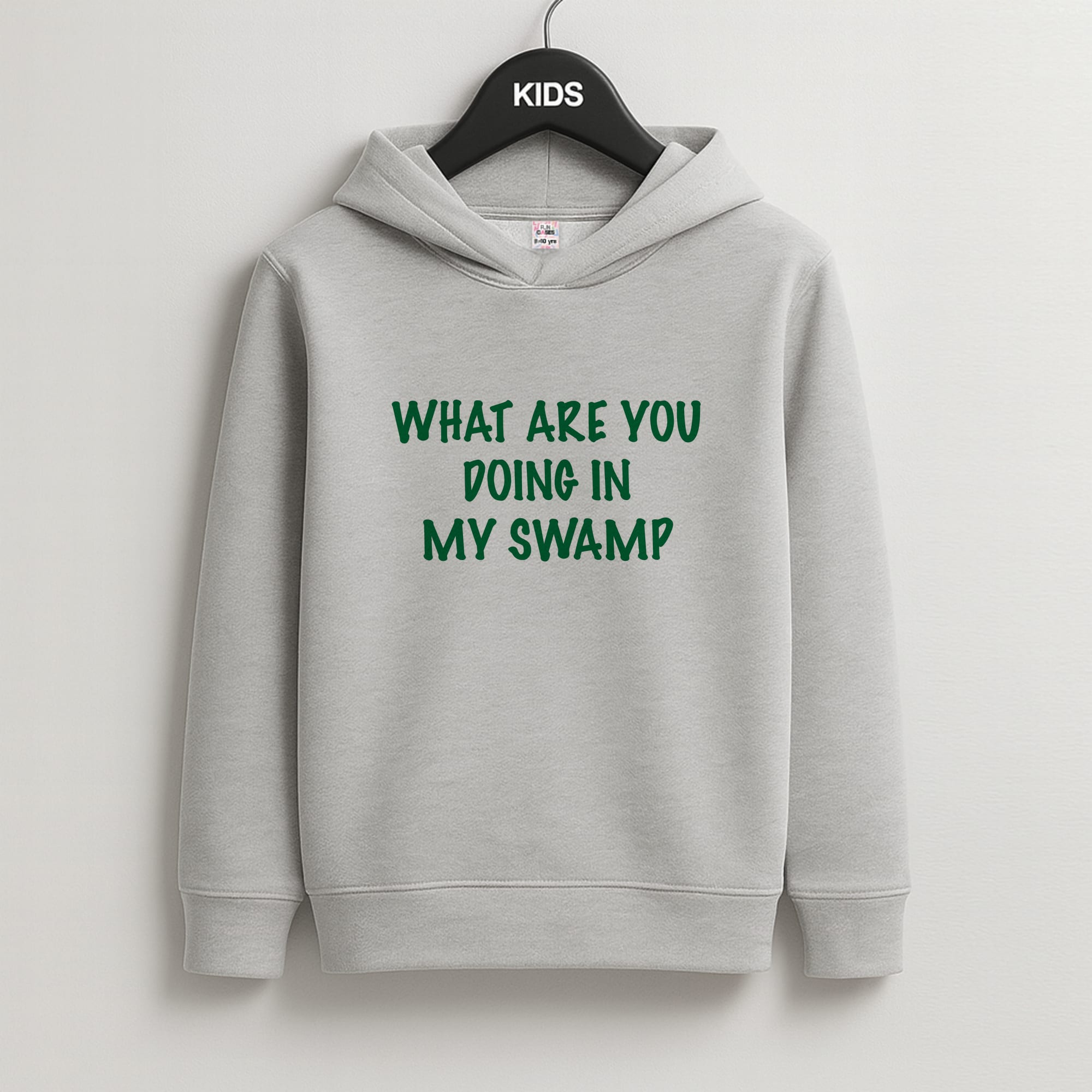 What Are You Doing In My Swamp - Green Ogre Kids Hoodie