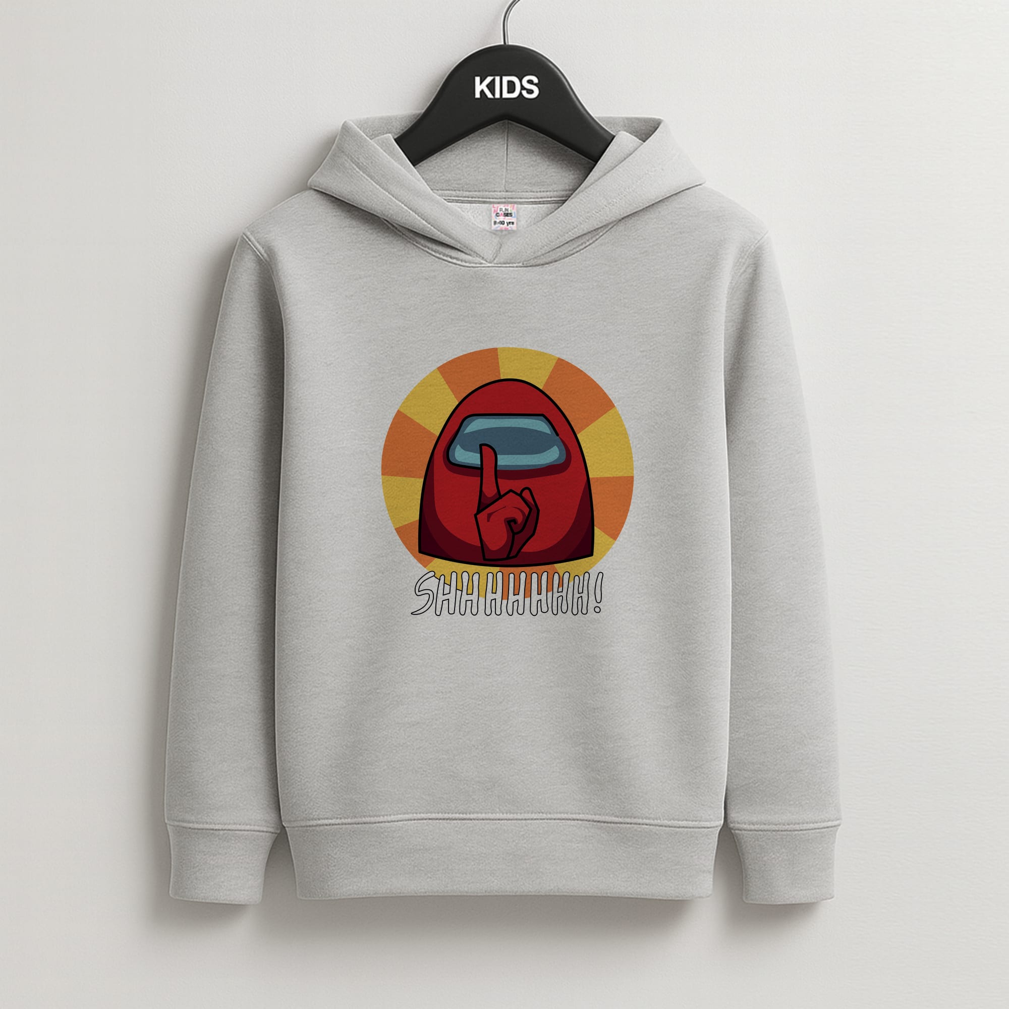 You're the imposter - Among Us Kids Grey Hoodie