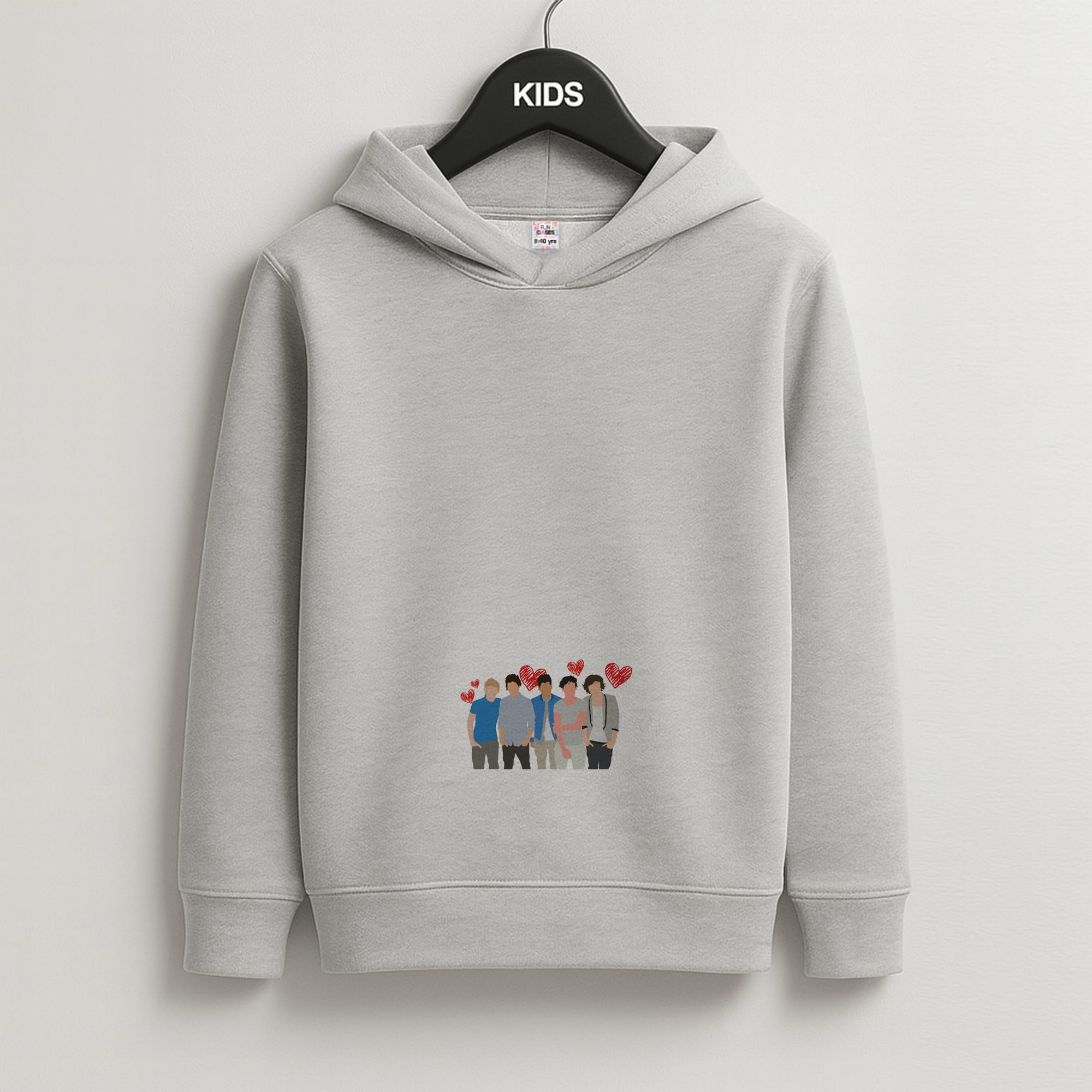 Love Band Kids Grey Hoodie