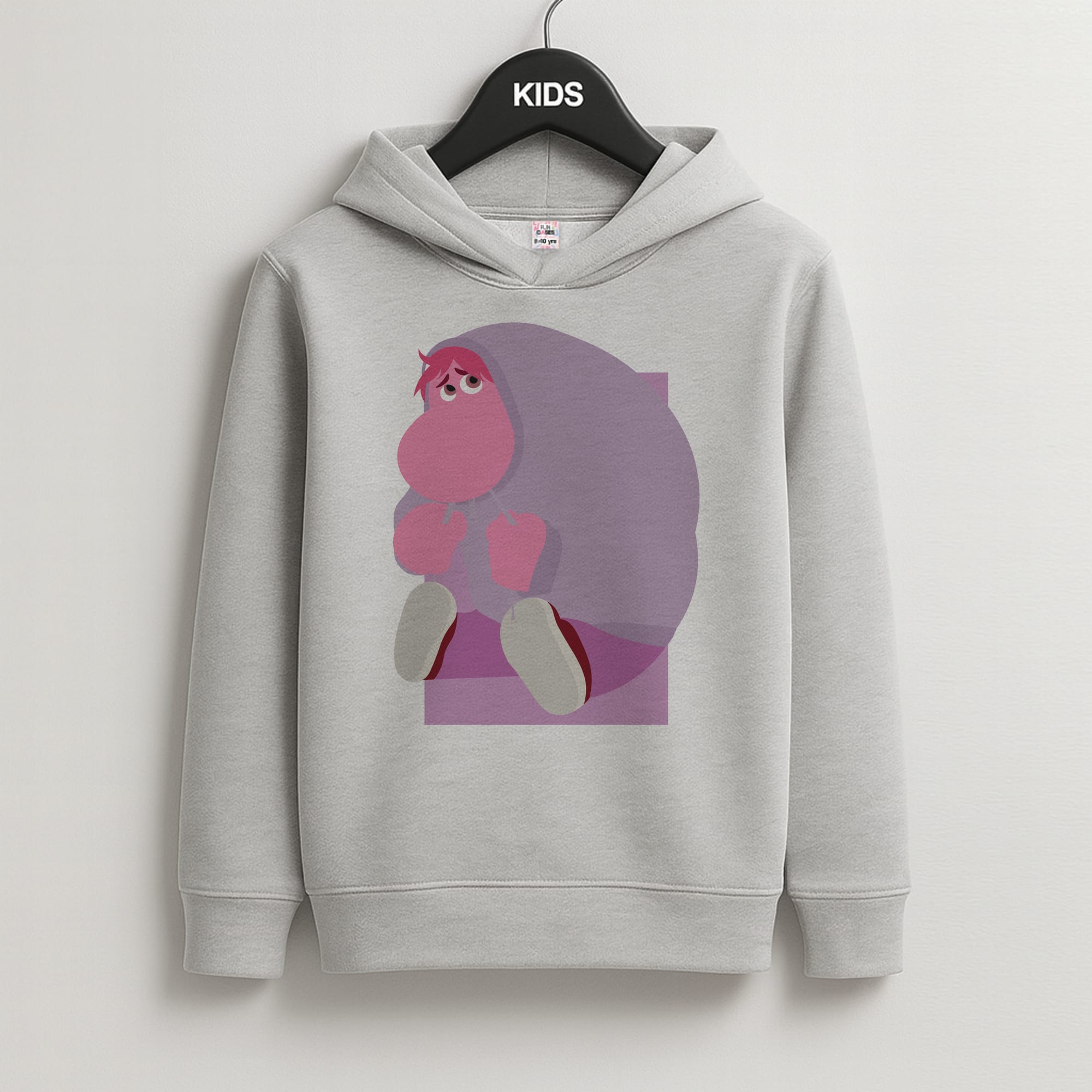Embarrassment - Inside Out Kids Grey Hoodie