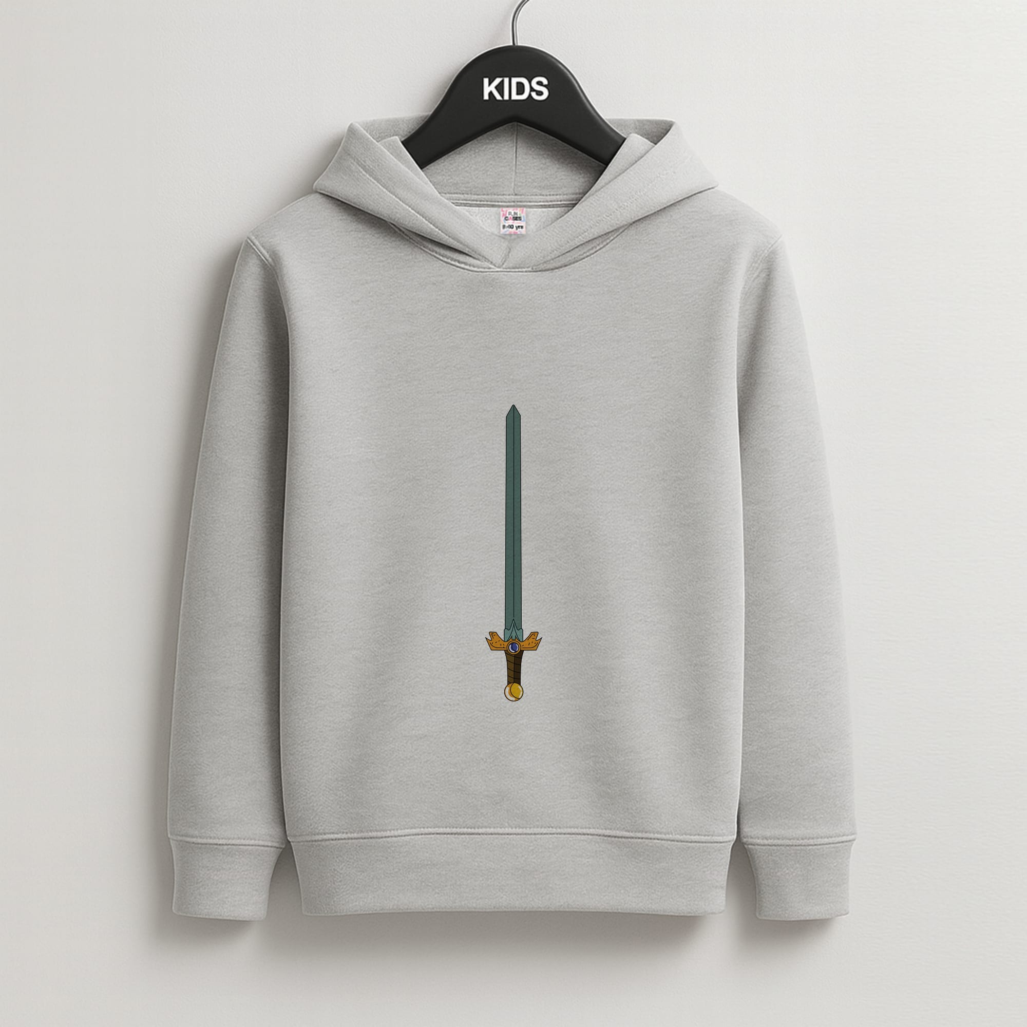 Finns Sword Kids Grey Hoodie