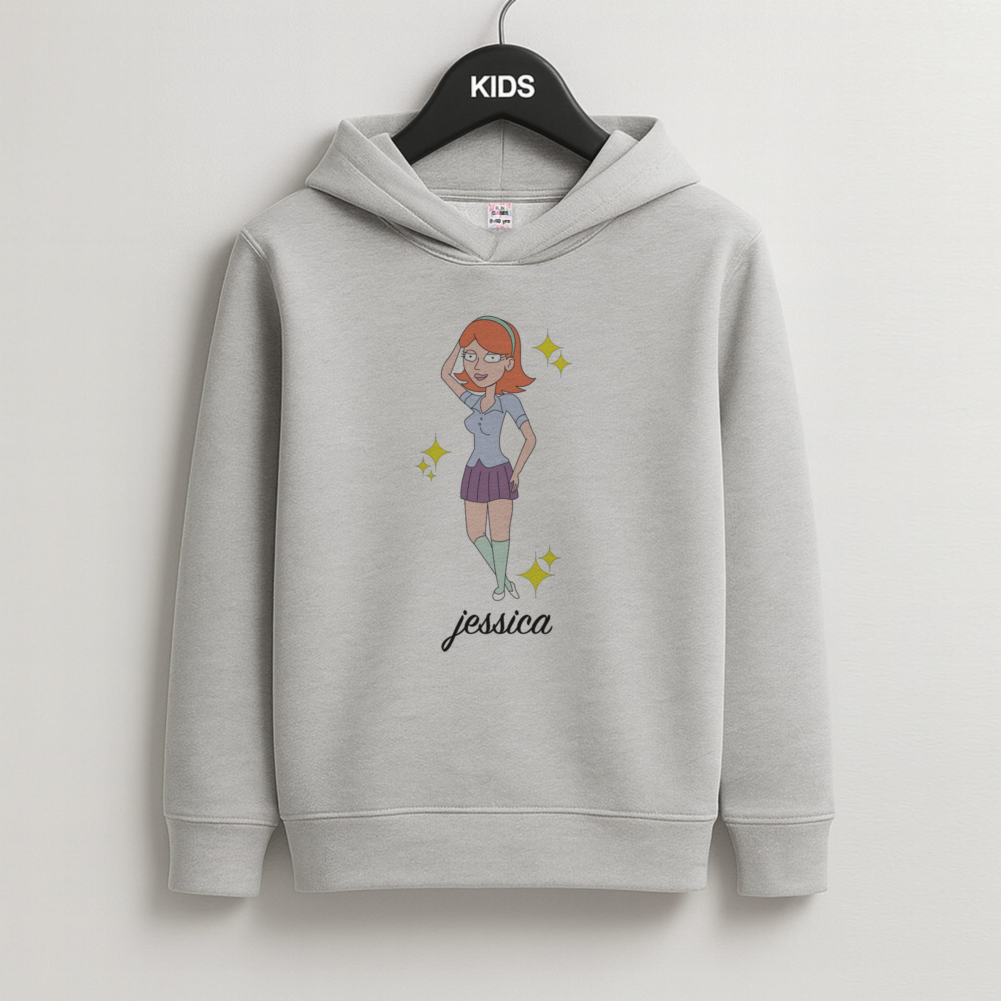 Jessica - RAM Kids Grey Hoodie