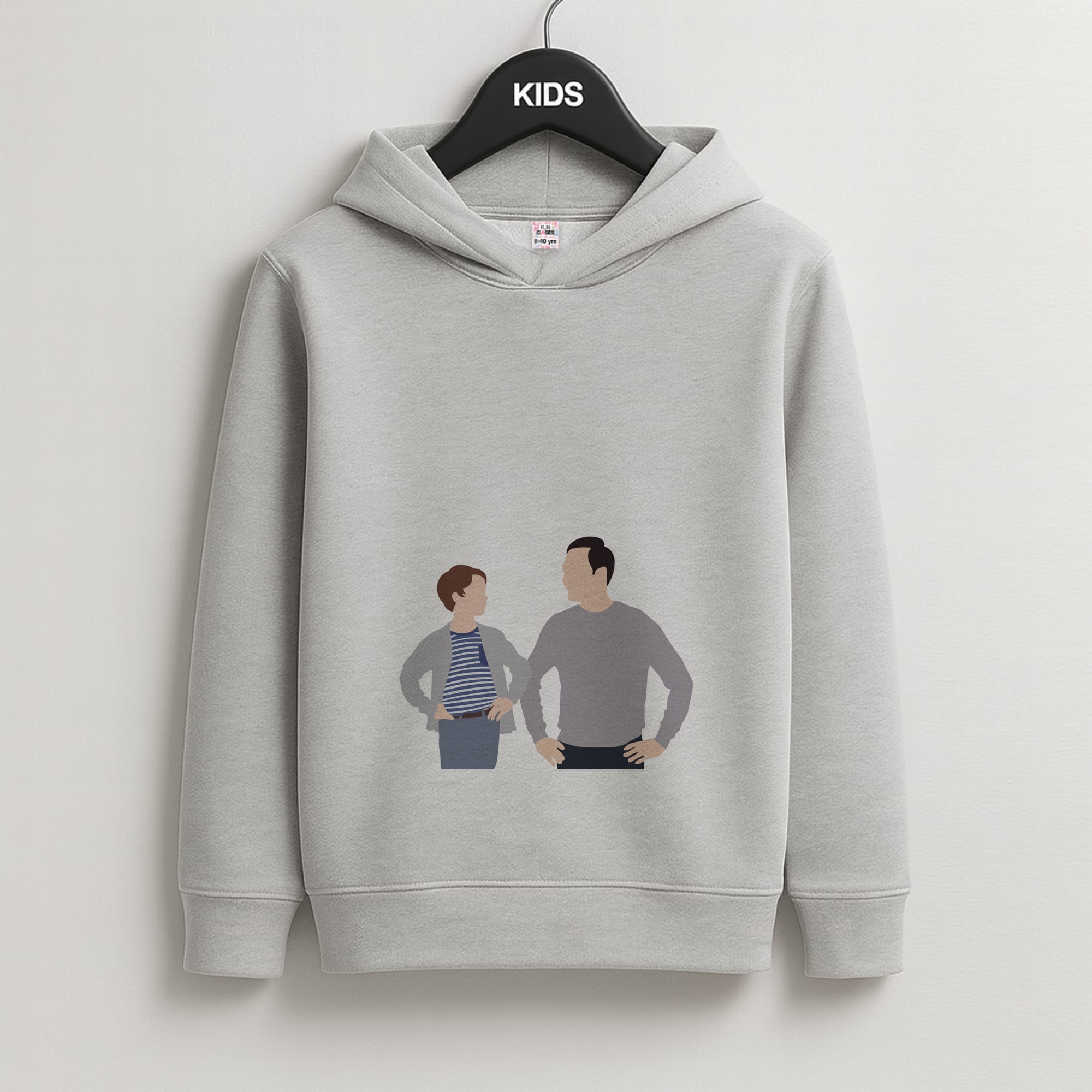 Big And Little Sheldon - Sheldon Kids Grey Hoodie