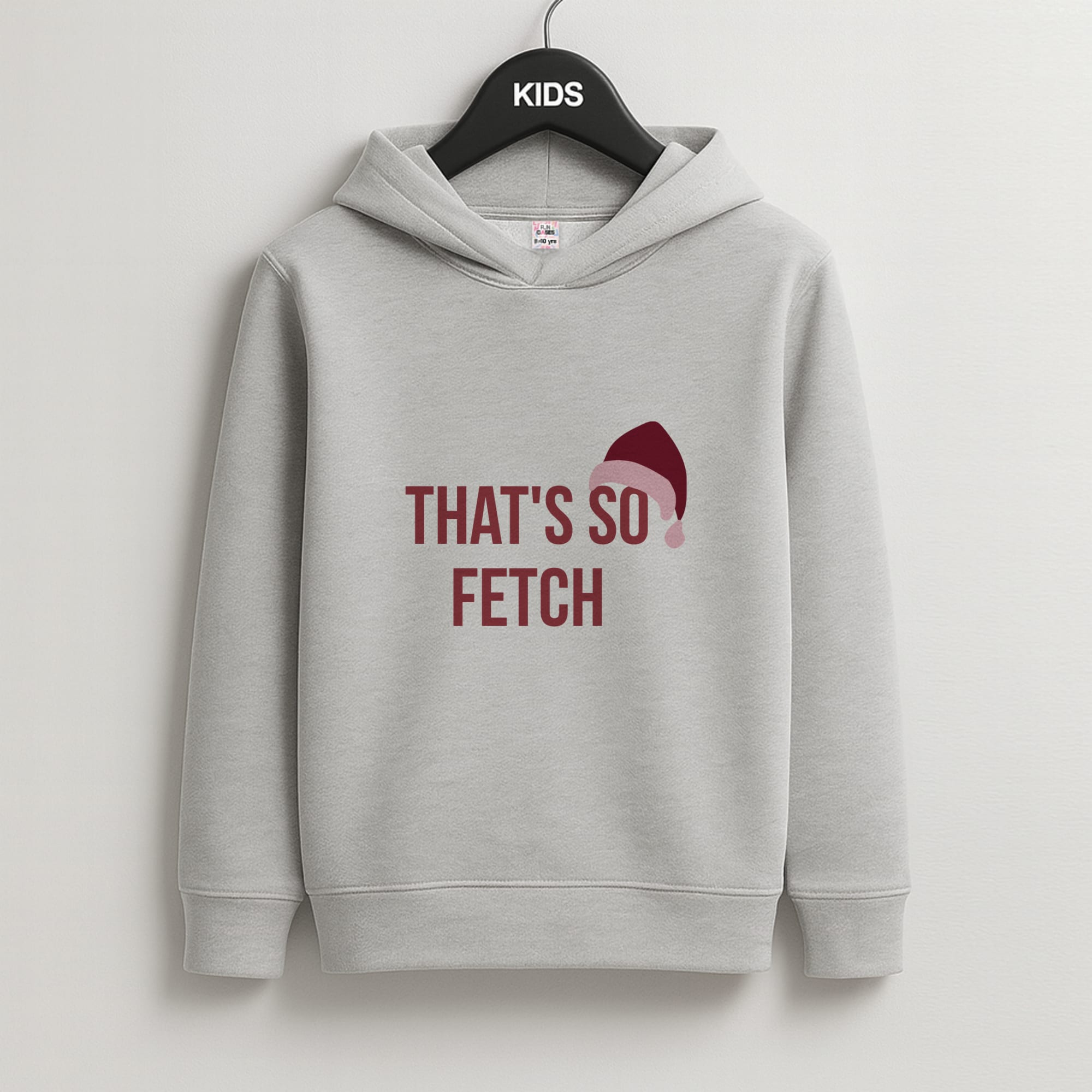 That's So Fetch - Christmas Meanies Kids Grey Hoodie