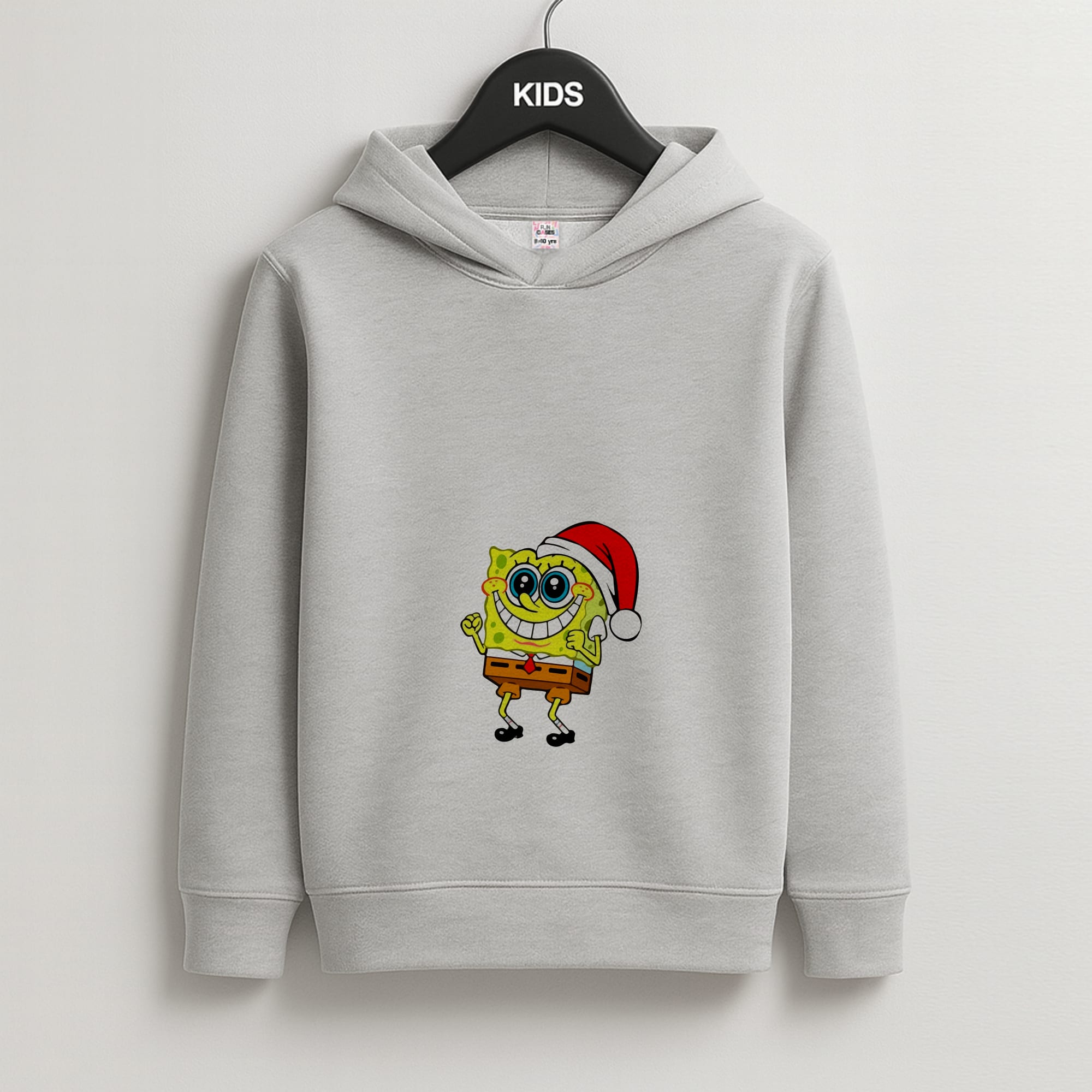 Sponge - Christmas Kids Grey Hoodie