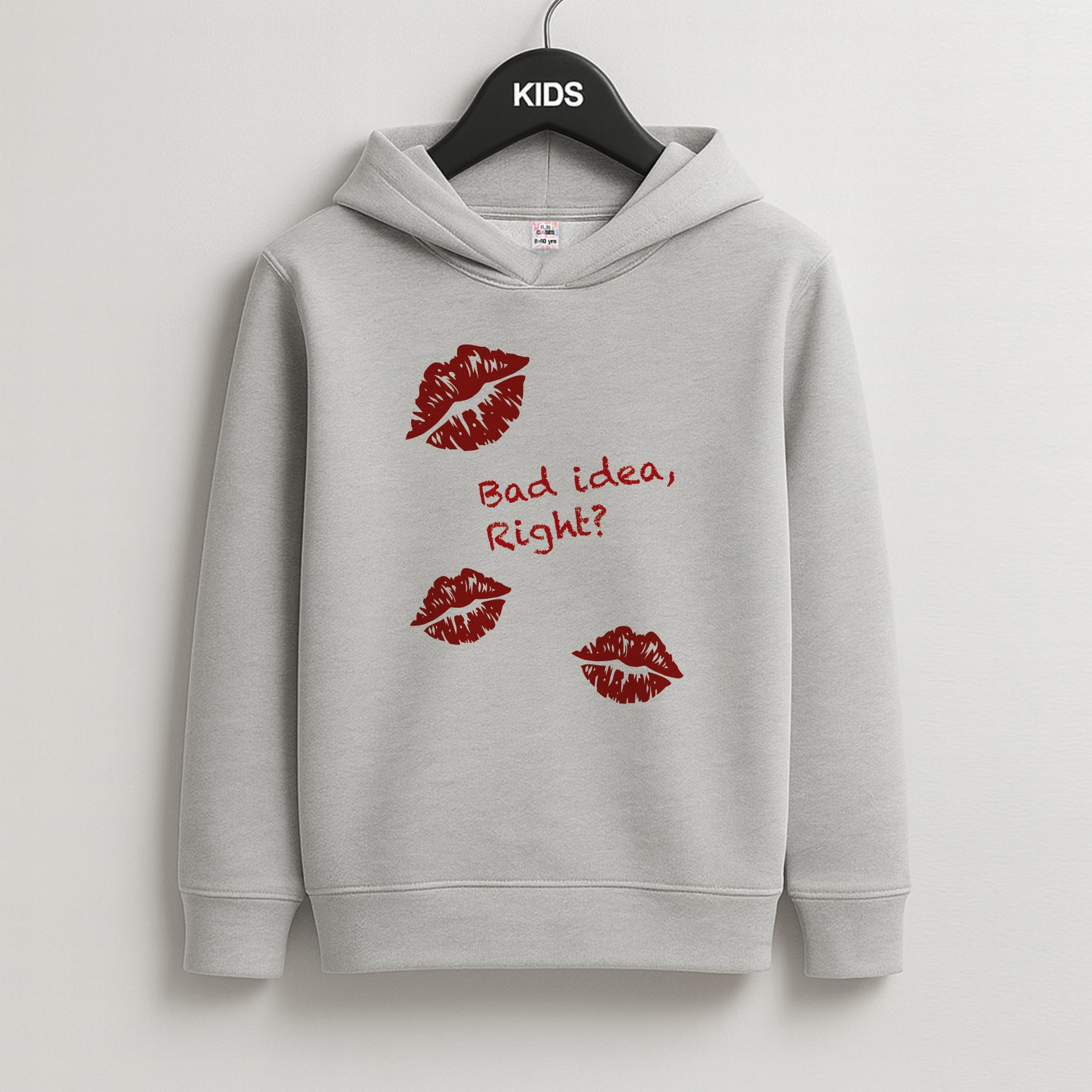 Bad Idea, Right? - Olivia Kids Grey Hoodie