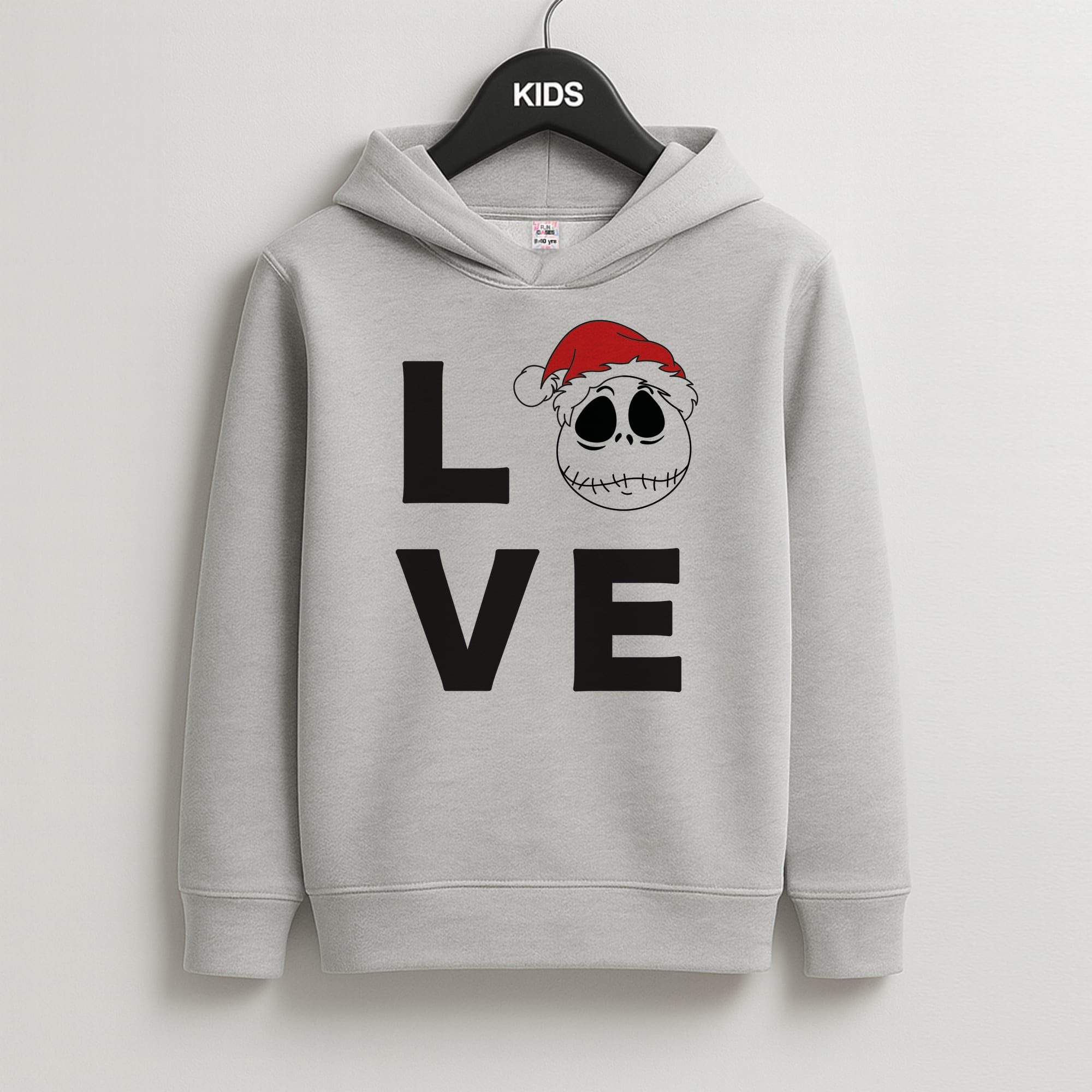 Love Jack Kids Grey Hoodie