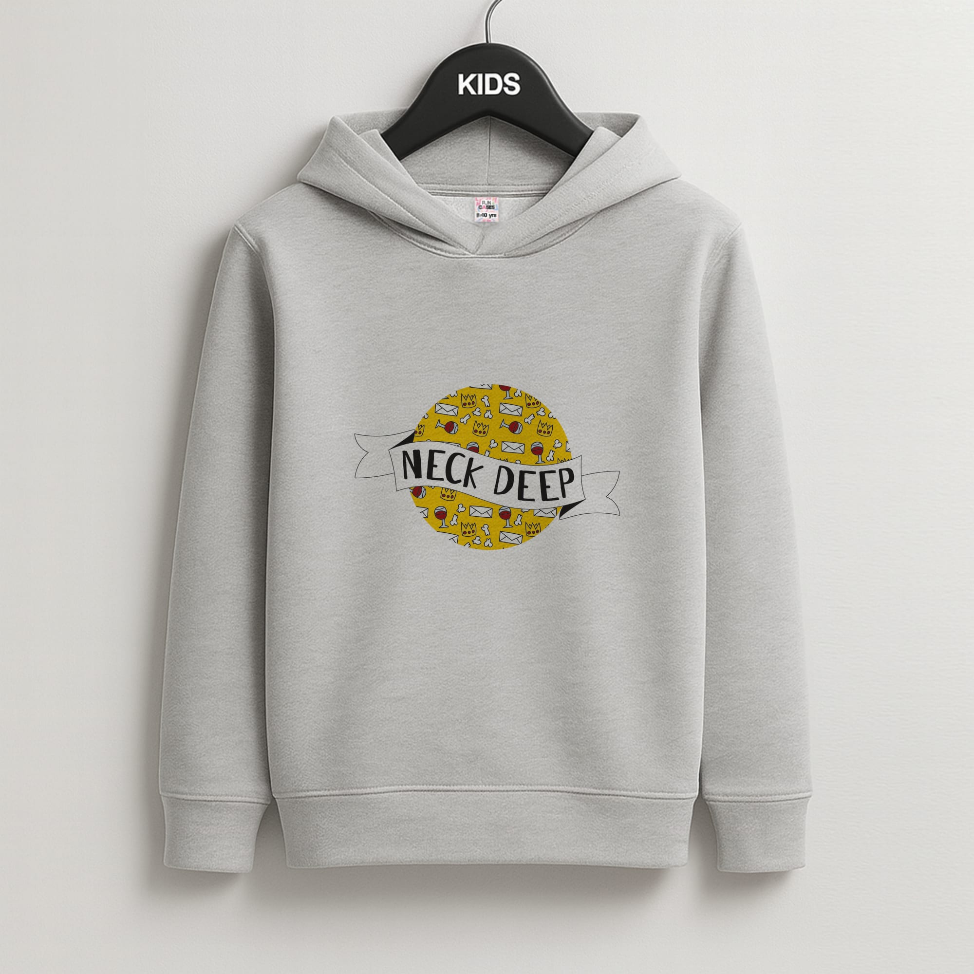 Neck Deep - Festival Kids Grey Hoodie