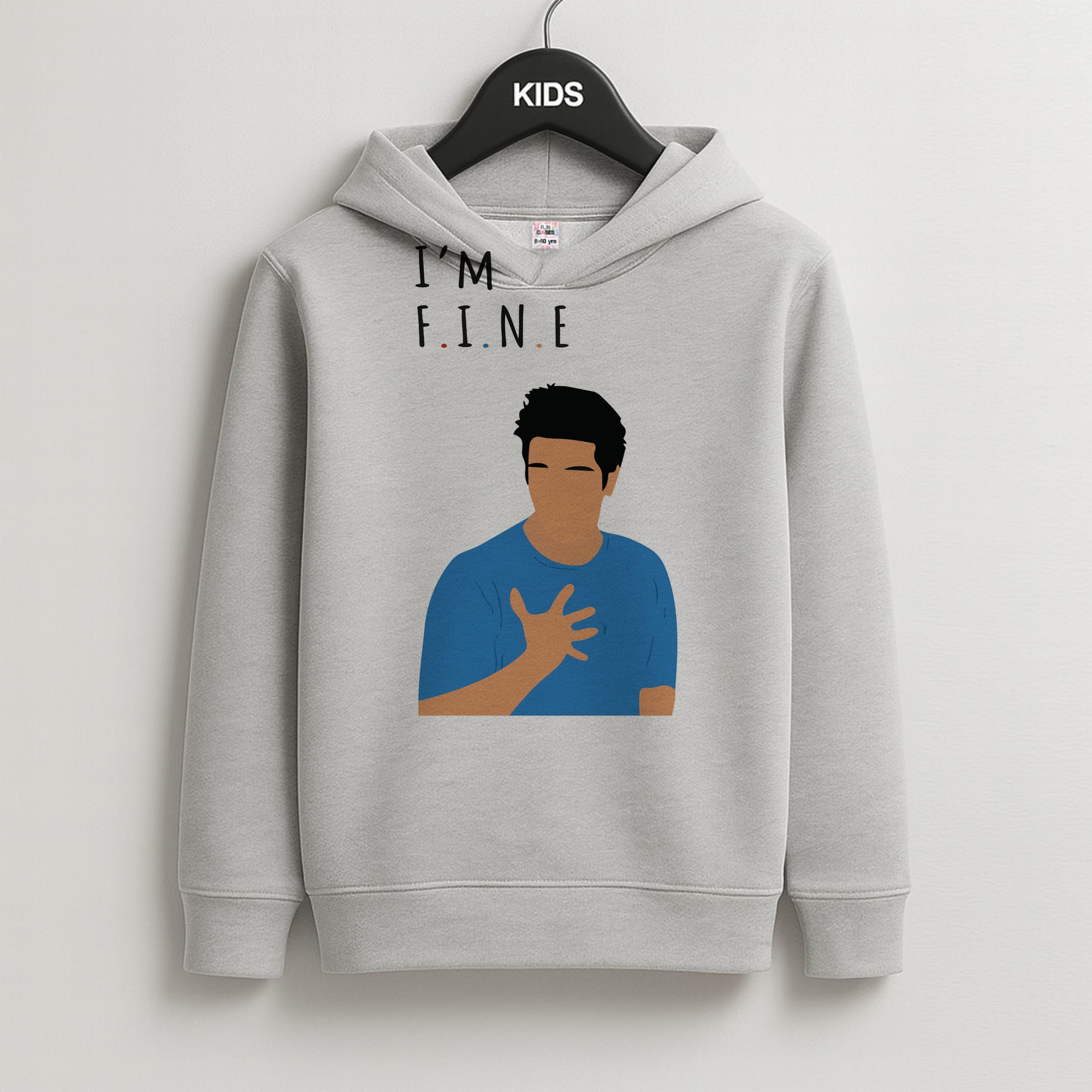 I'm Fine Kids Hoodie