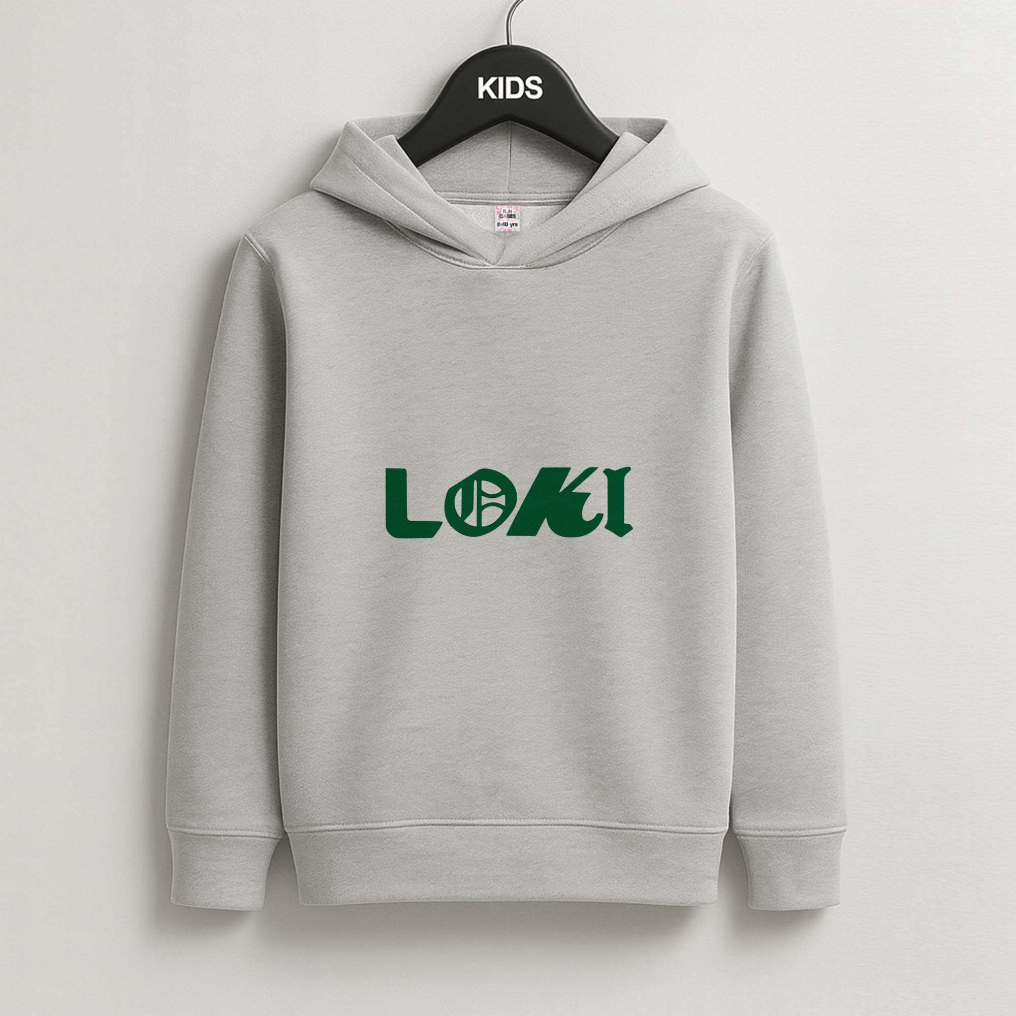 Logo Kids Grey Hoodie