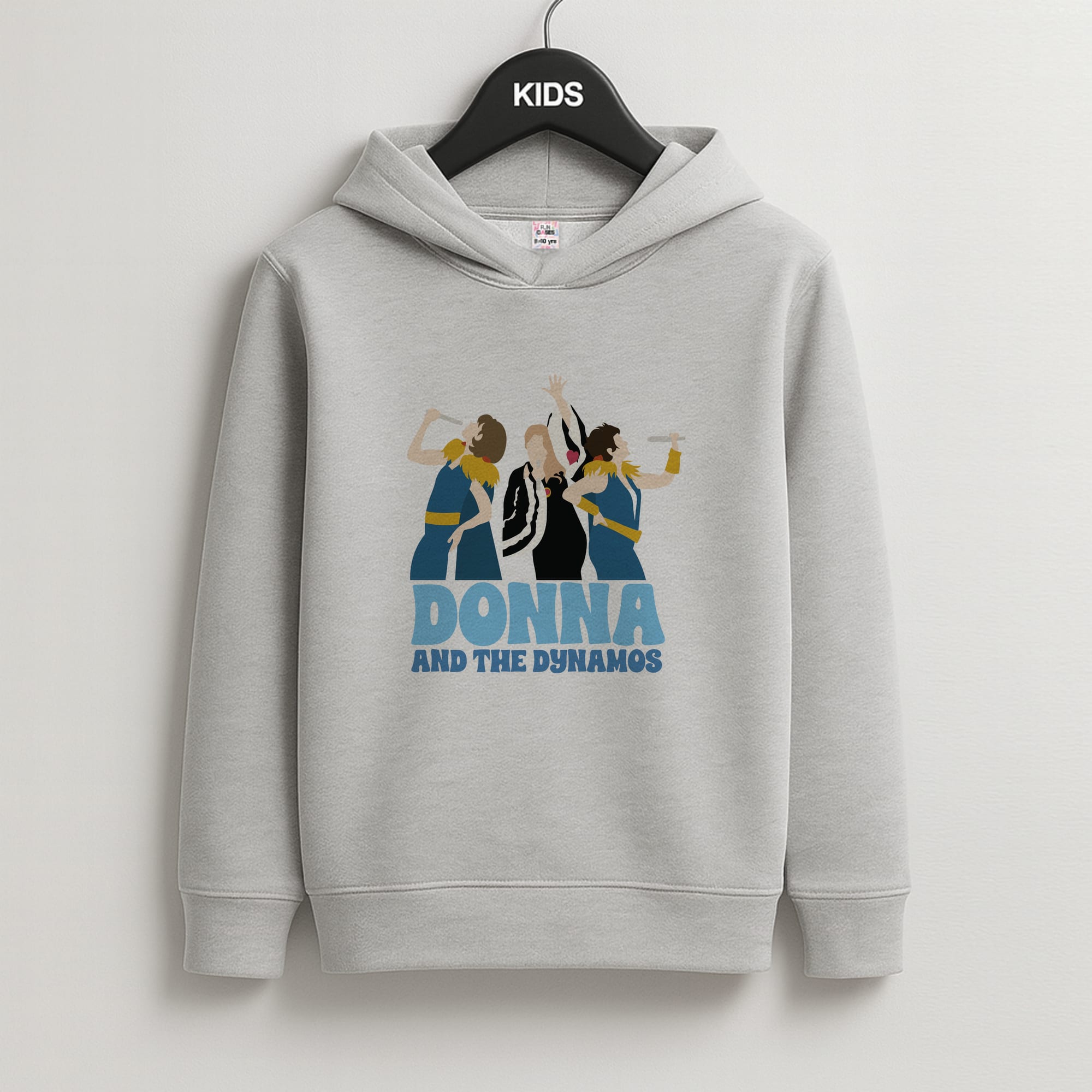 Donna And The Dynamos Kids Grey Hoodie