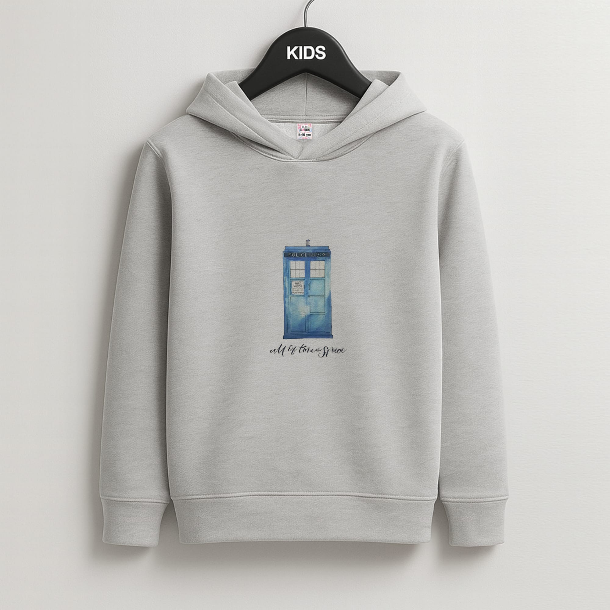 All of Time and Space Kids Grey Hoodie