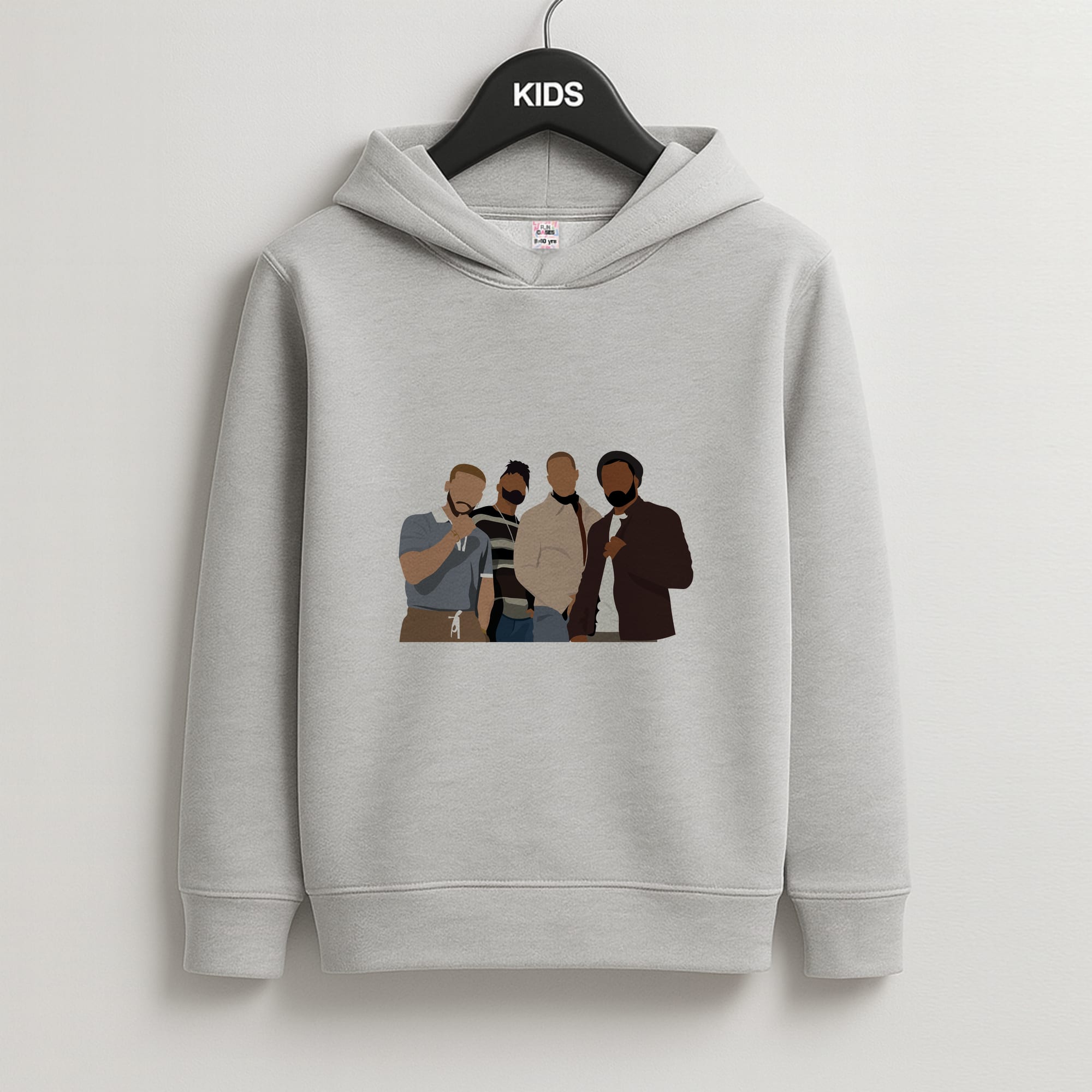 JLS Members Inspired Kids Grey Hoodie