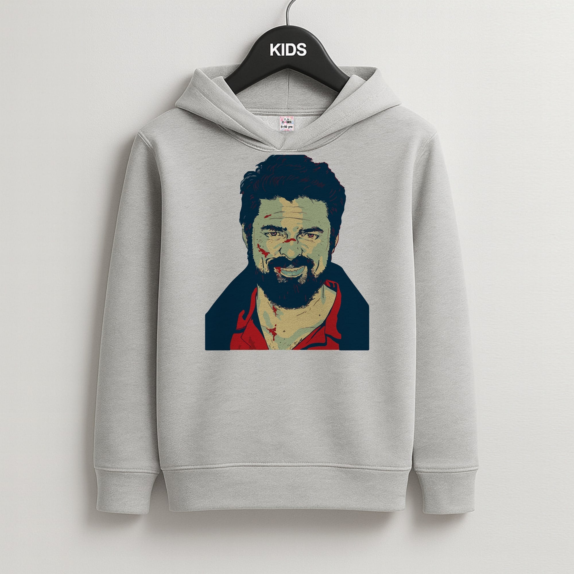 Billy Butcher Face Kids Hoodie