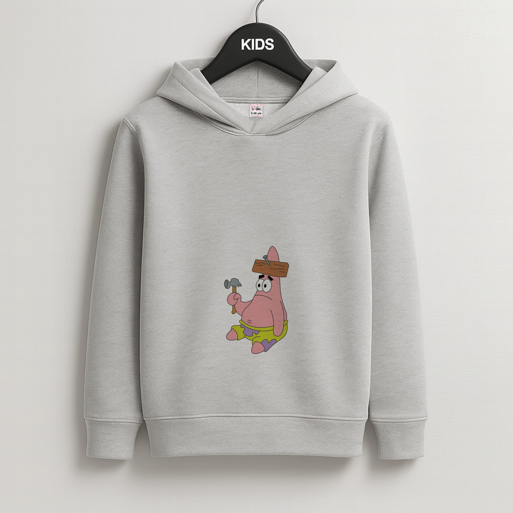 Nail Patrick Kids Grey Hoodie