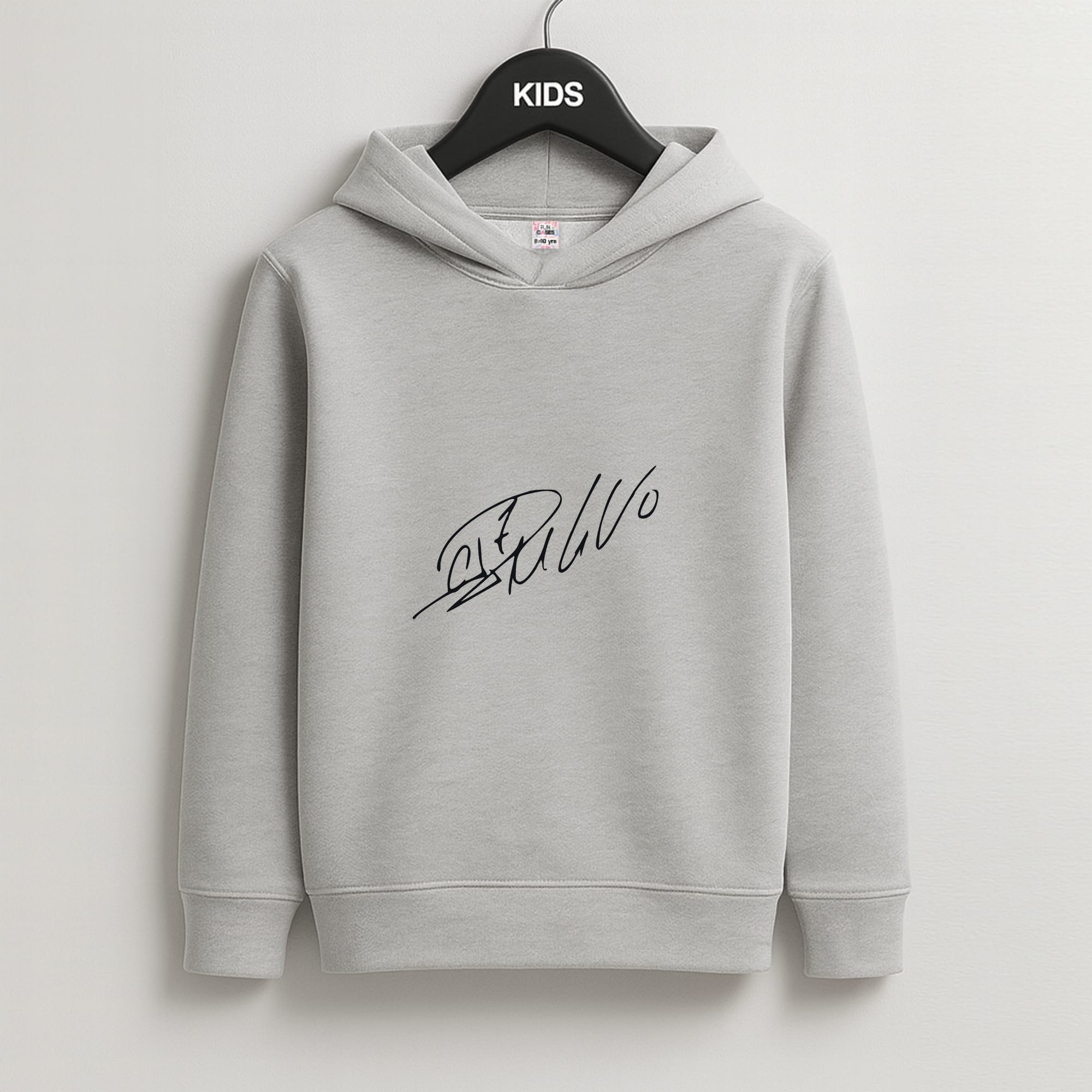 Signature - Ronaldo Kids Grey Hoodie