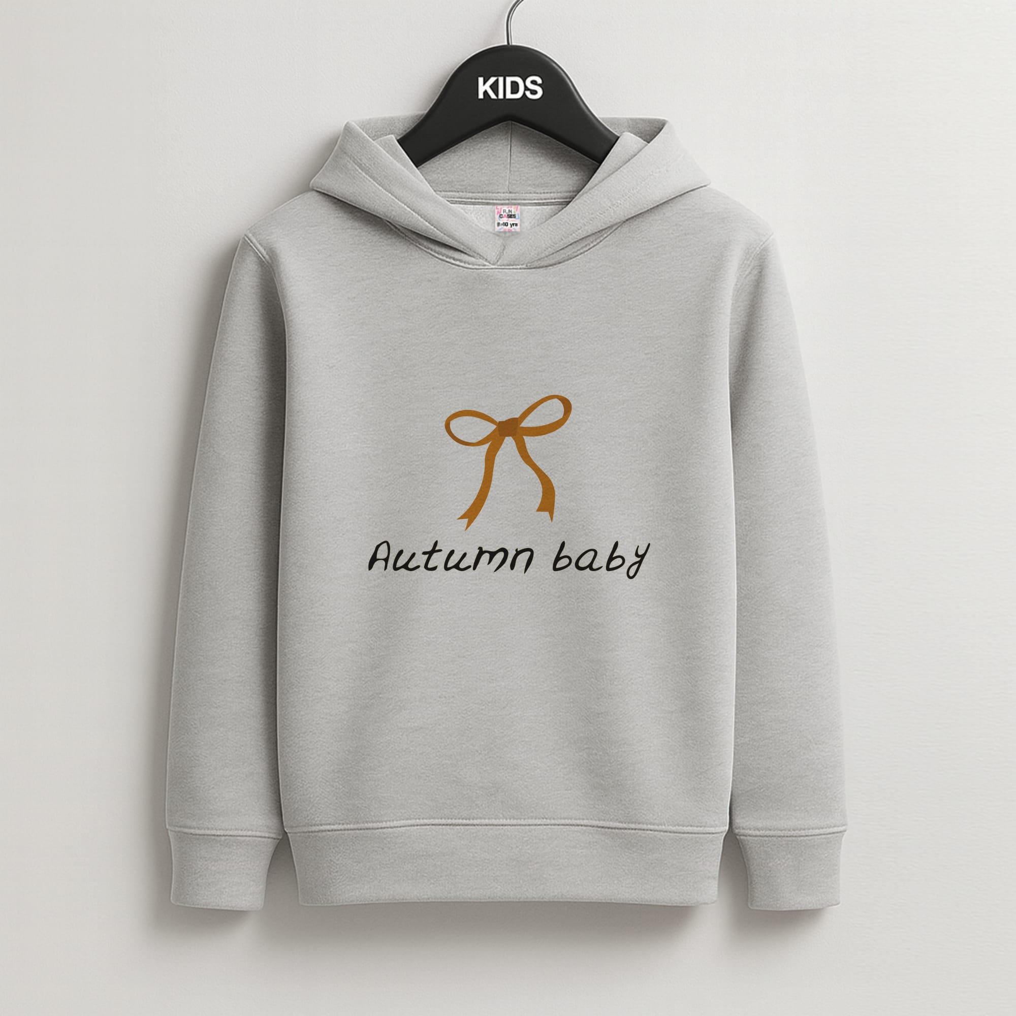 Autumn Baby Kids Grey Hoodie